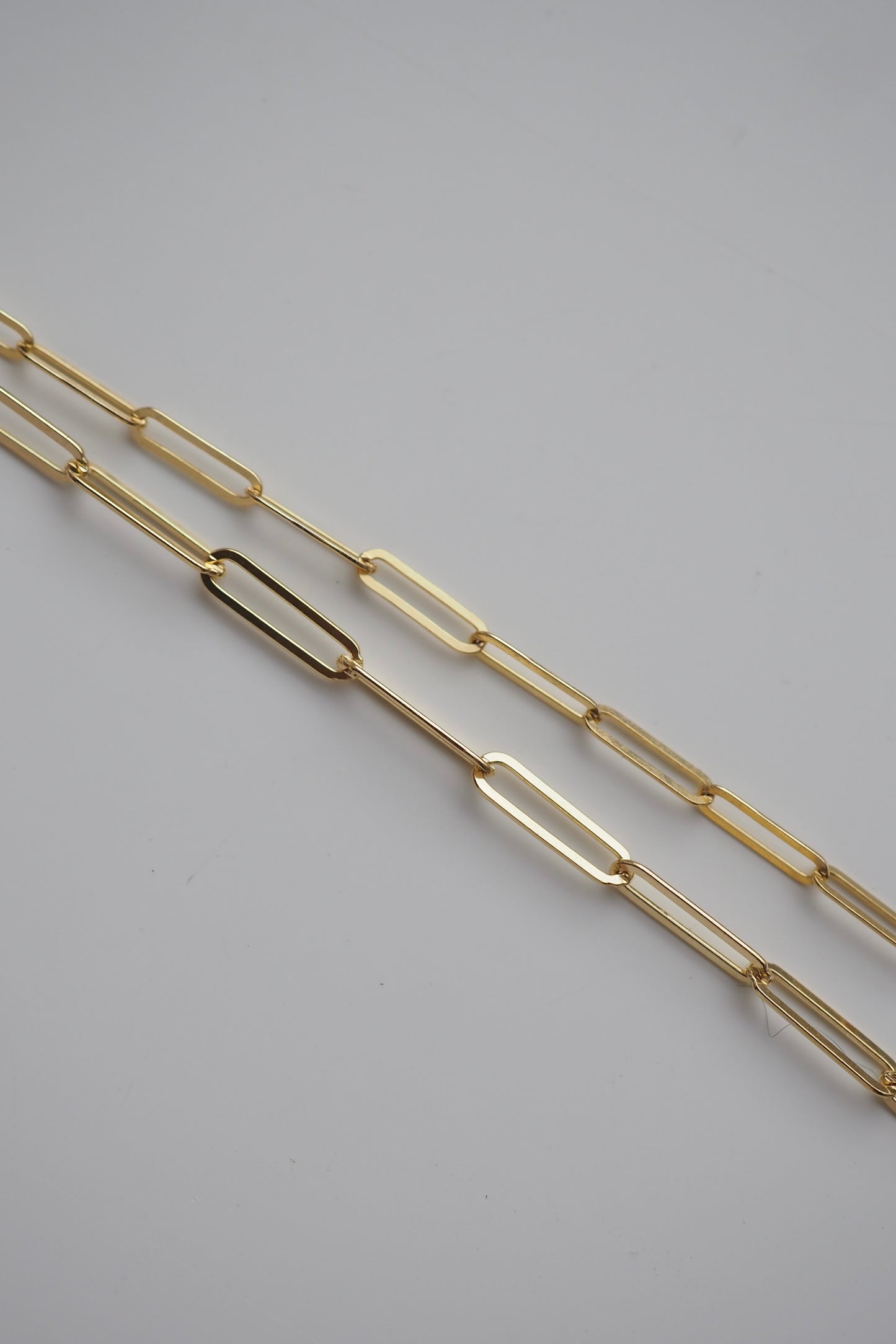 9ct Yellow Gold 1.8mm Paperclip Chain - Hallmarked