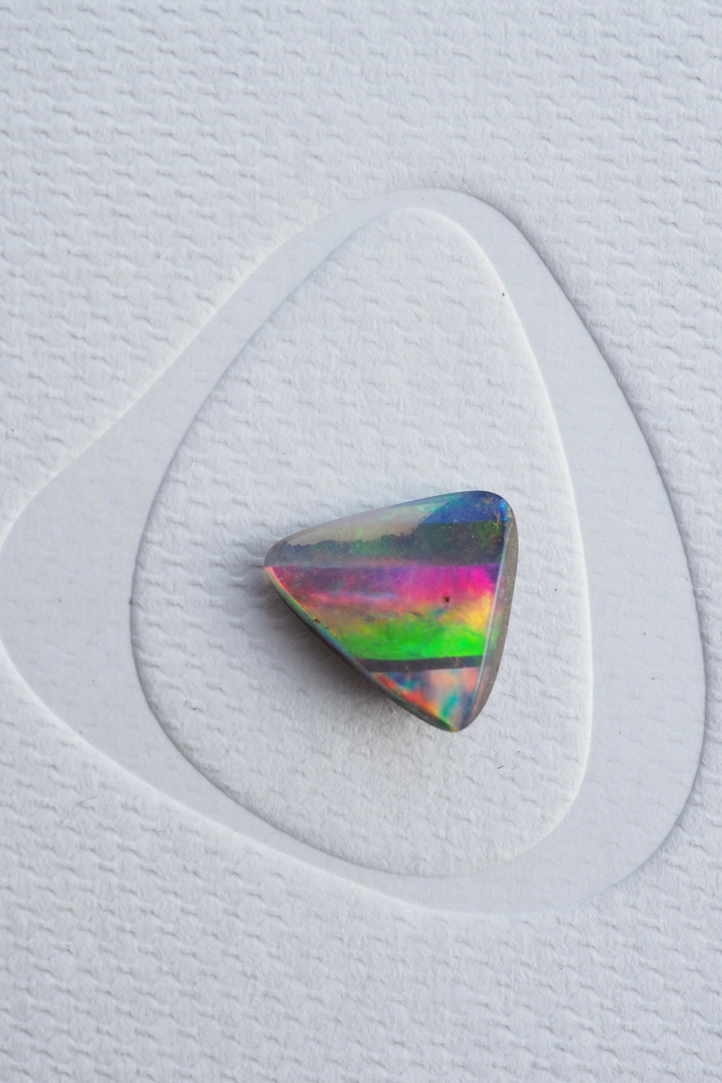 Epic Neon Pink and Green Boulder Opal