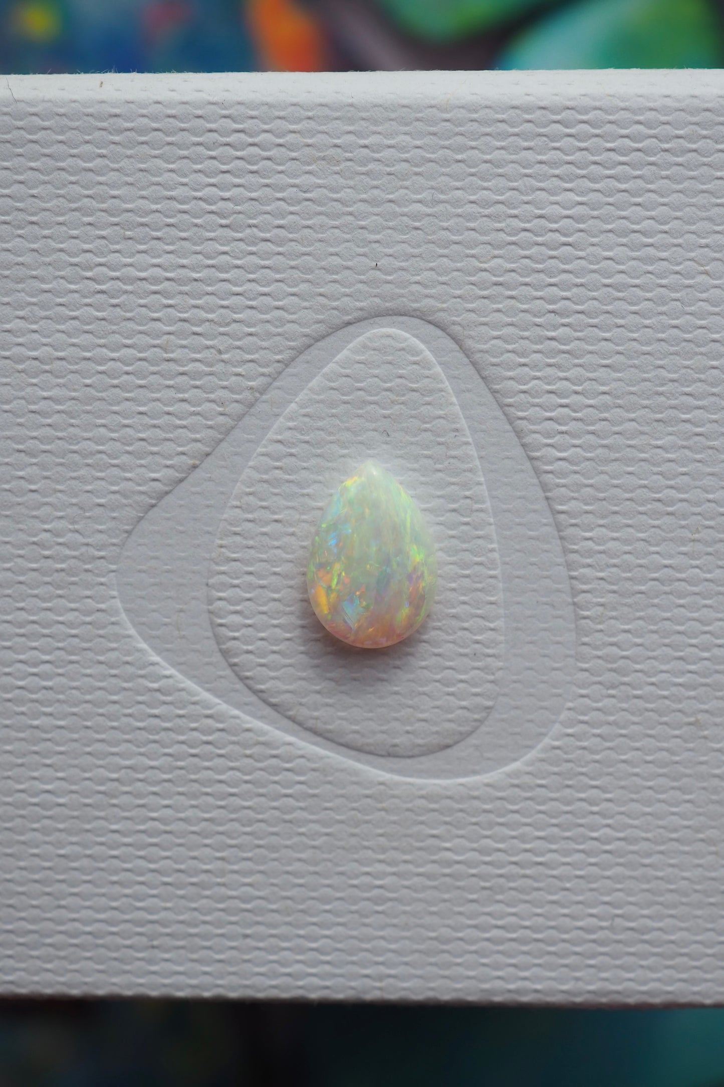 Stunning White Teardrop Opal