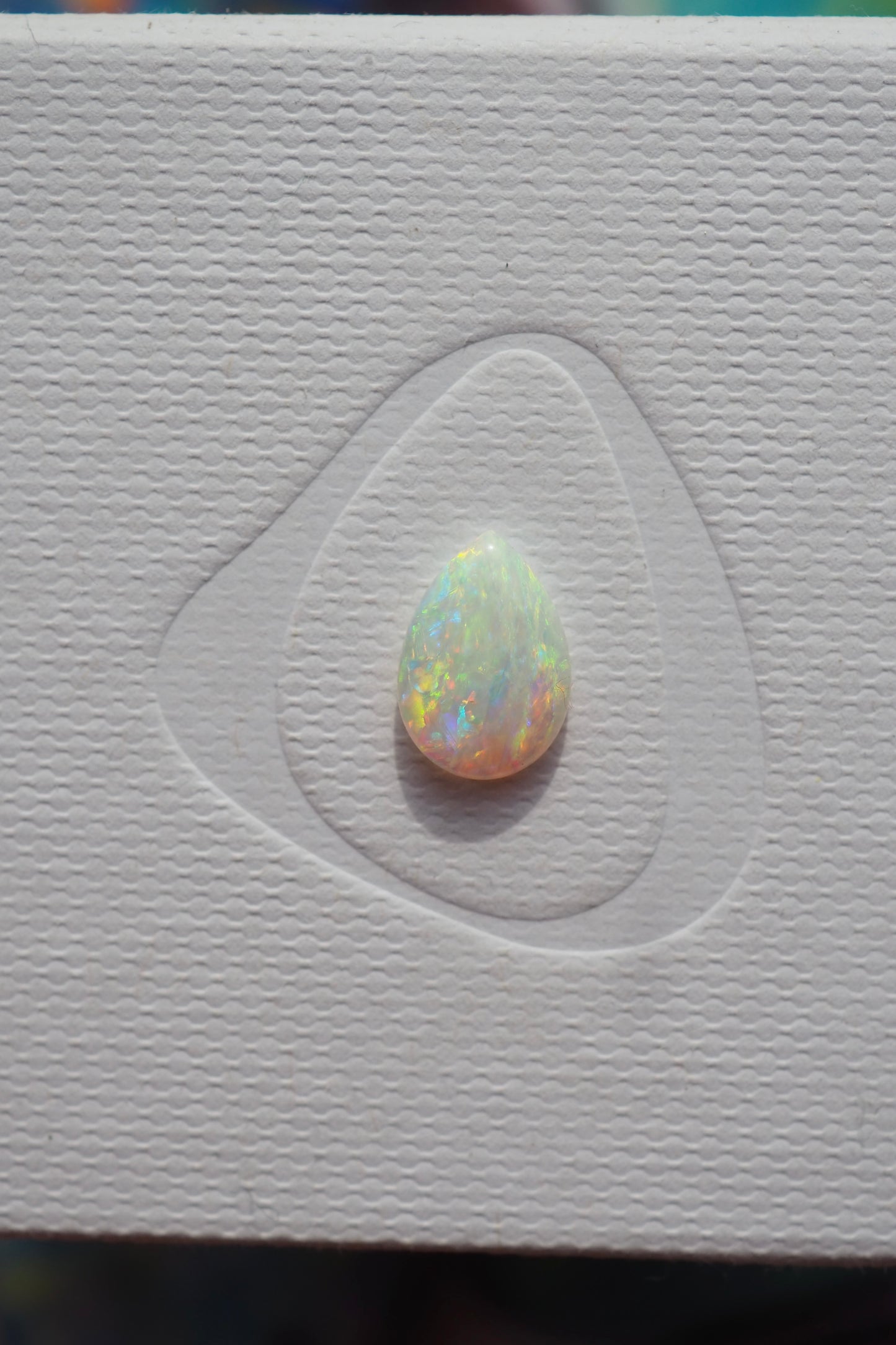 Stunning White Teardrop Opal
