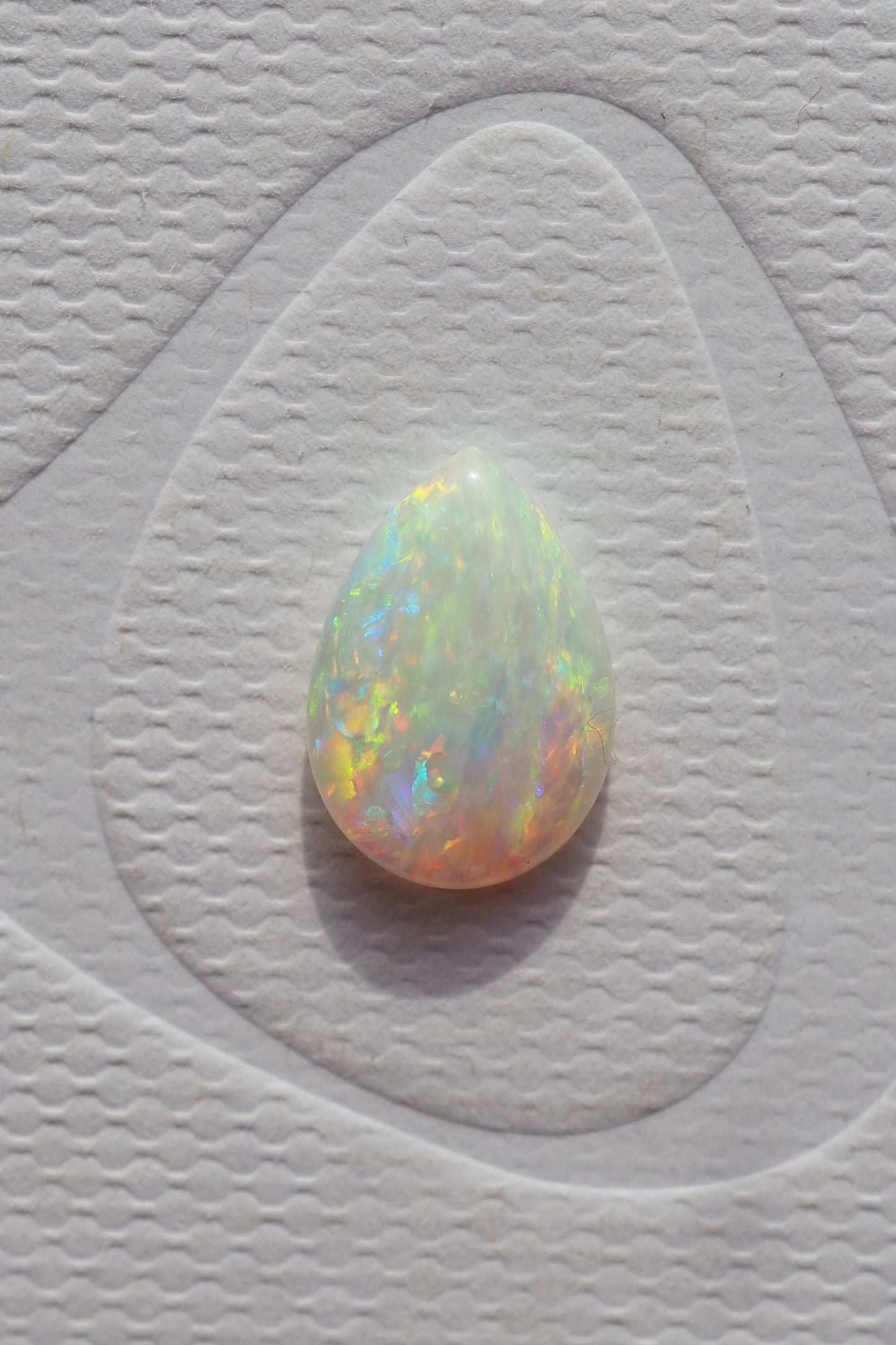 Stunning White Teardrop Opal