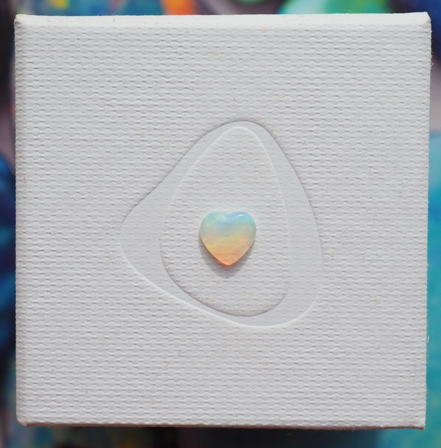 Love Heart Crystal Opal