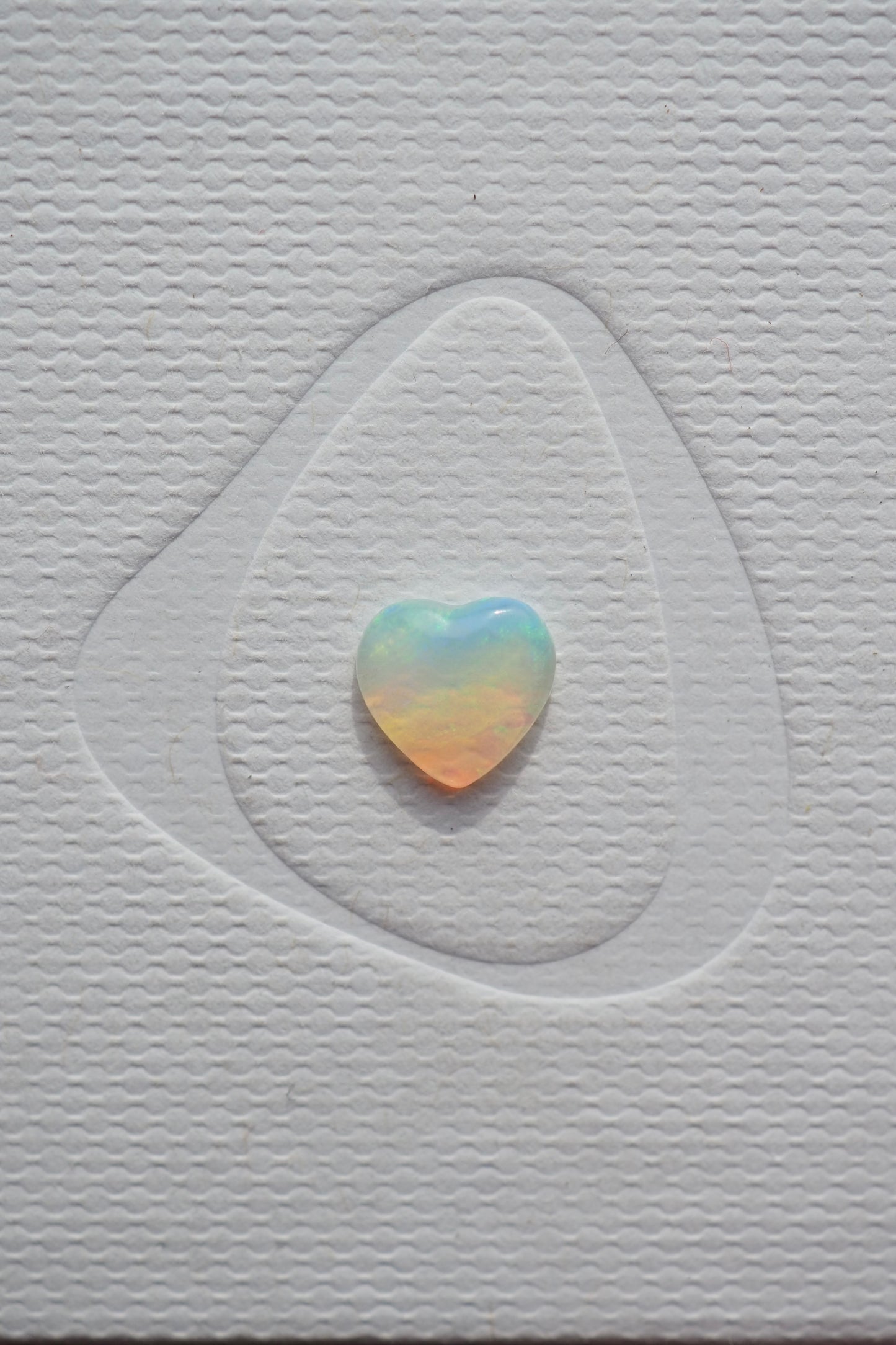 Love Heart Crystal Opal