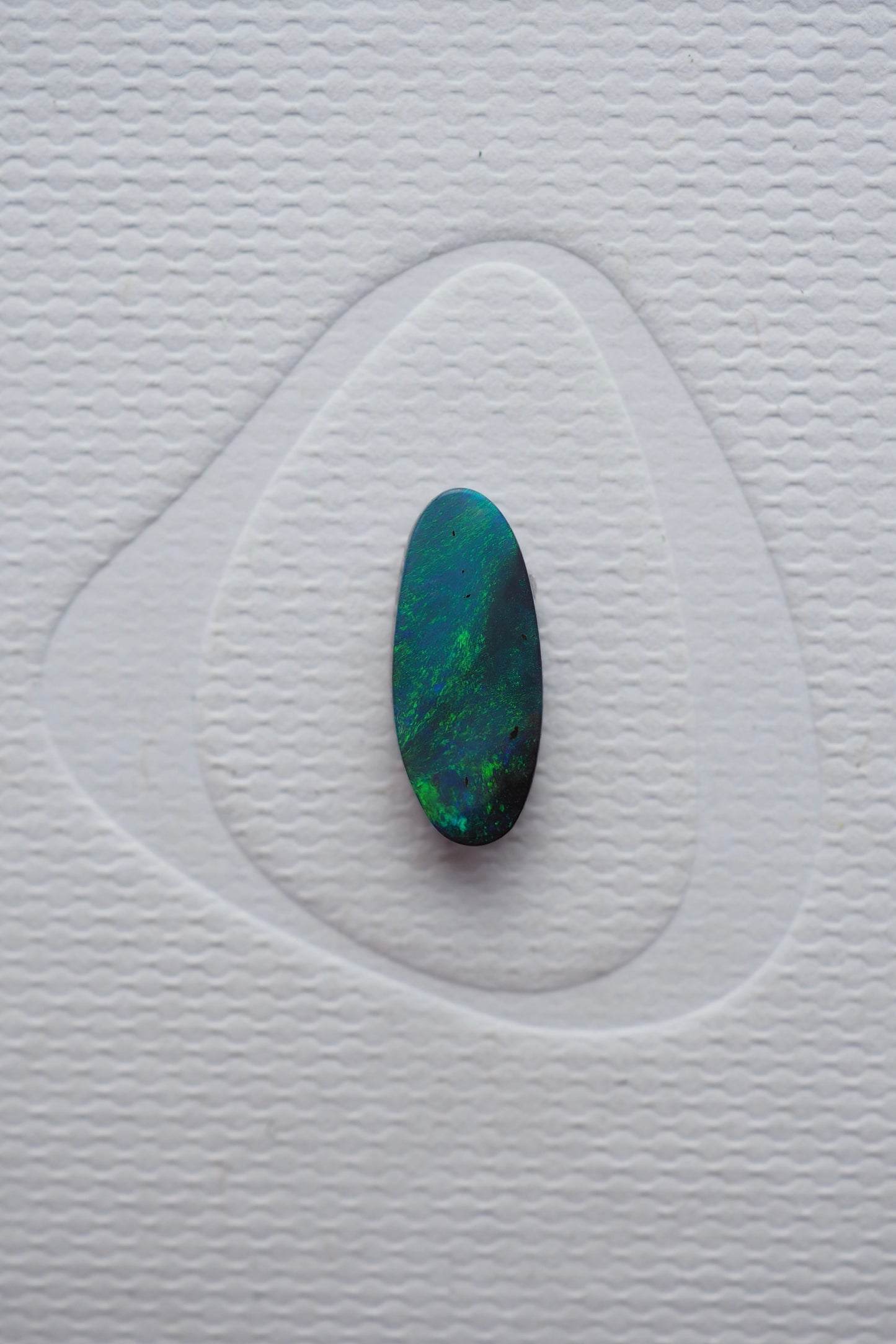 Sparkly Turquoise and Grey Boulder Opal