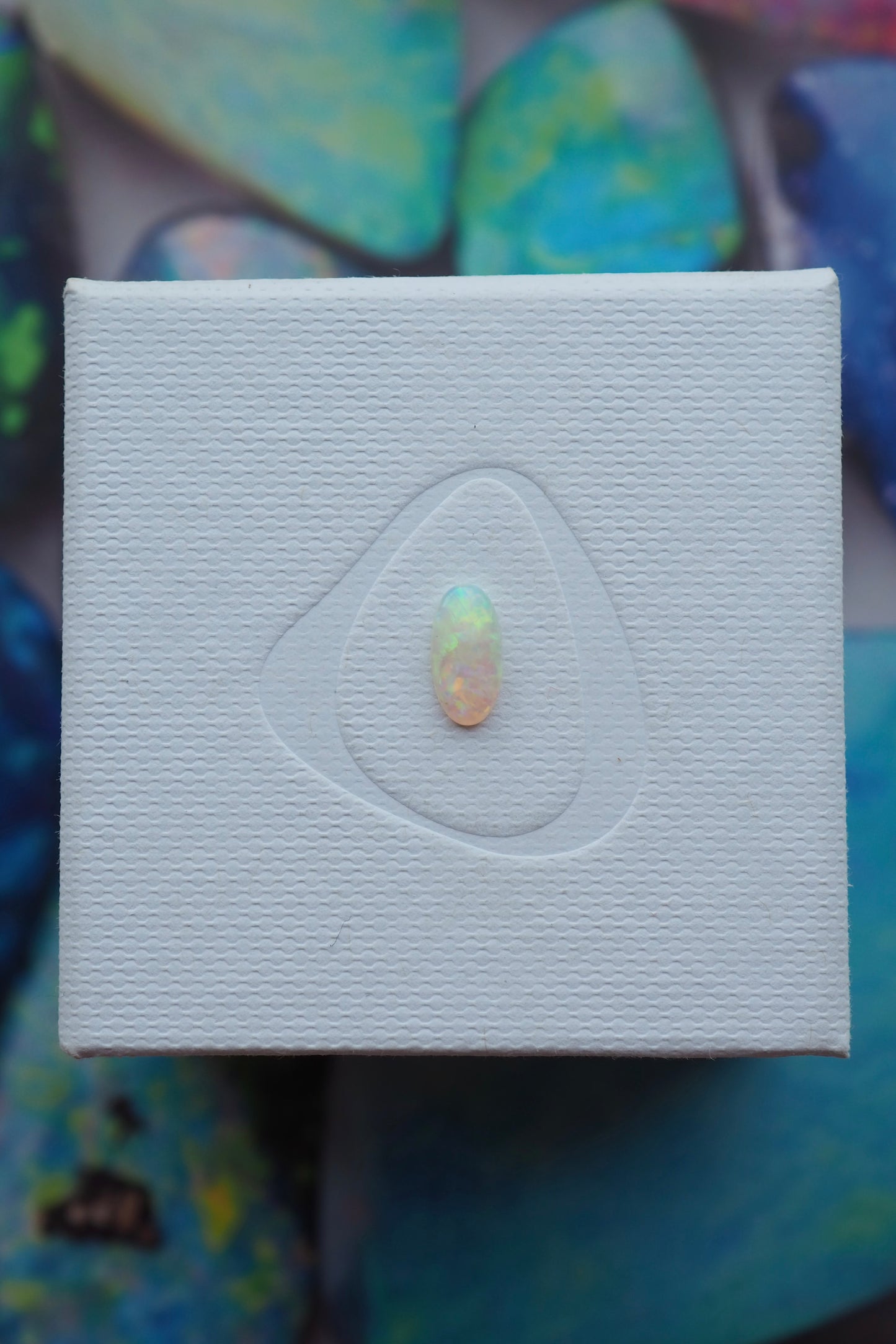 Oval Crystal Opal