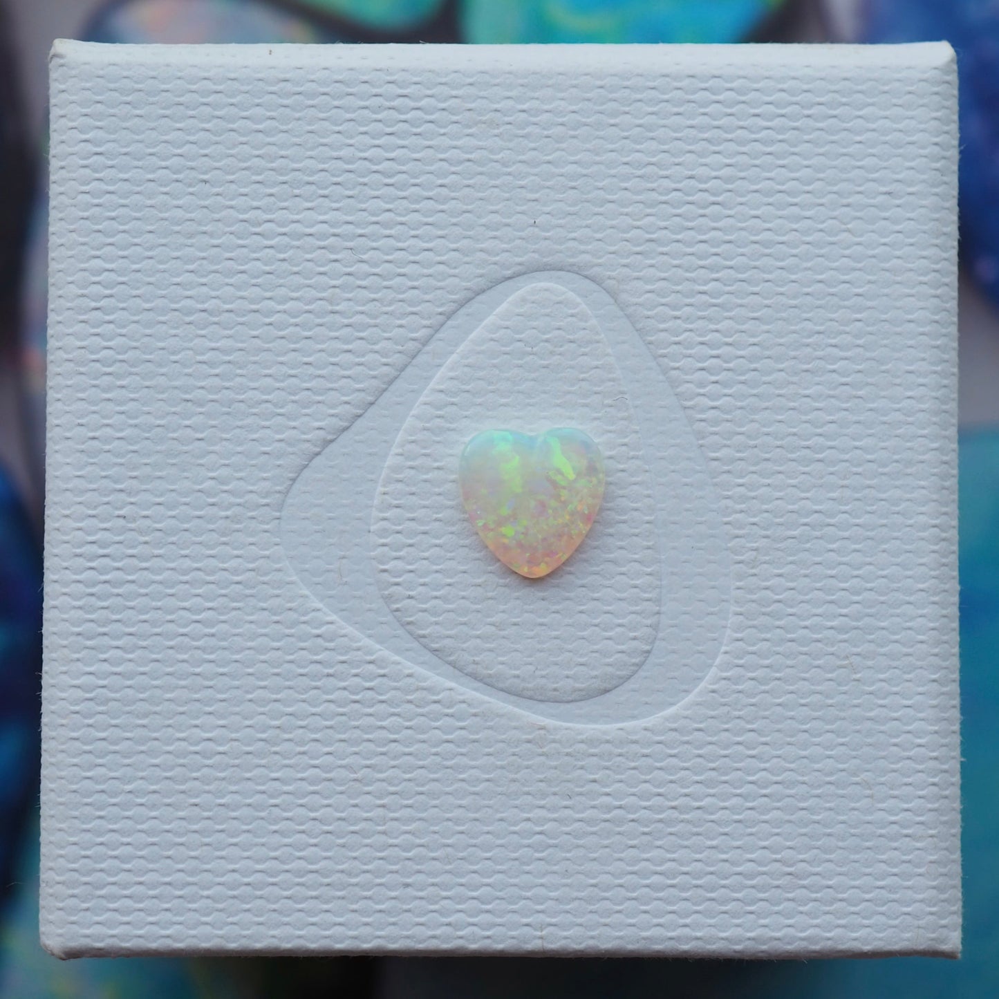 Love Heart Crystal Opal