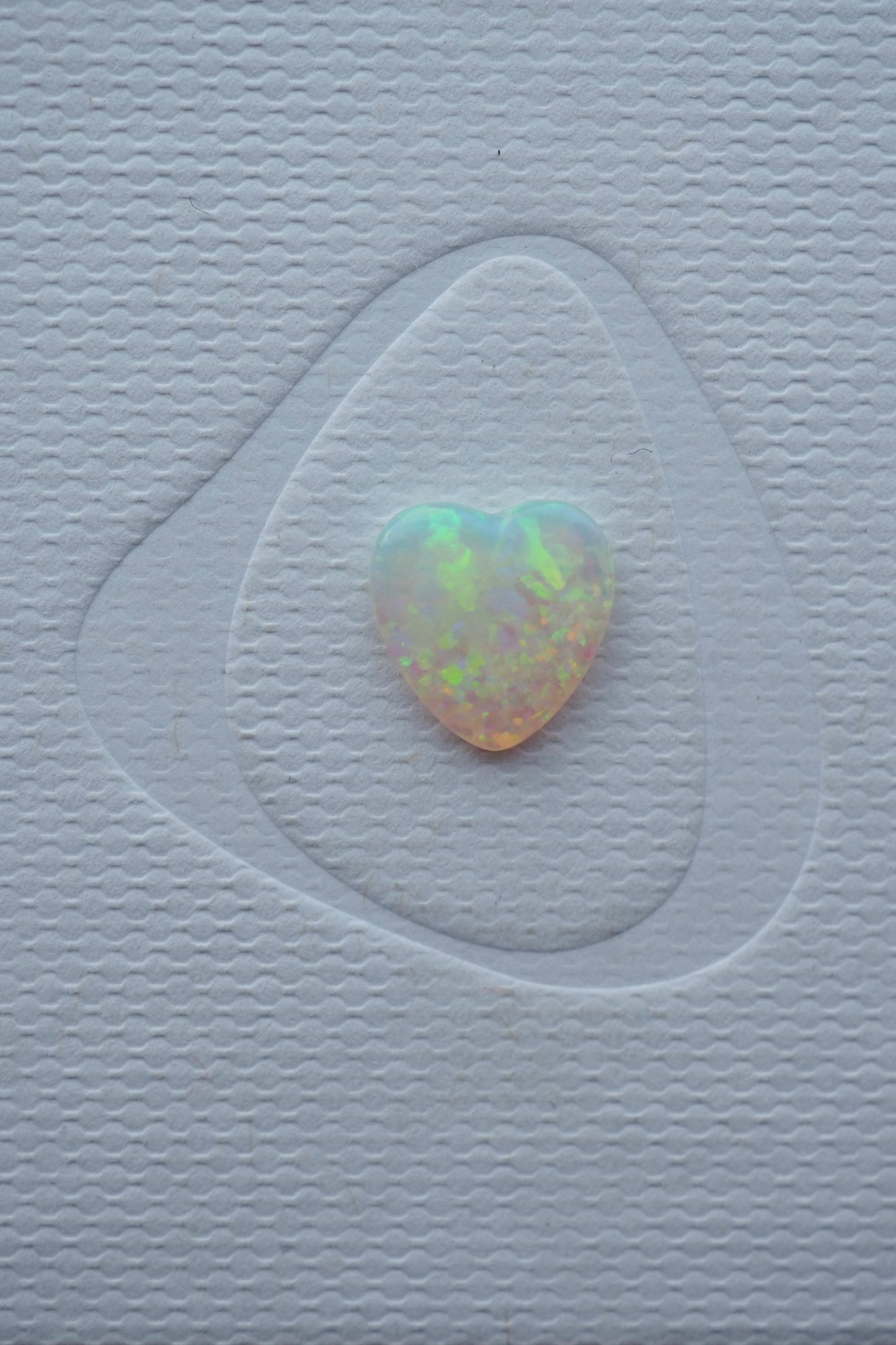 Love Heart Crystal Opal