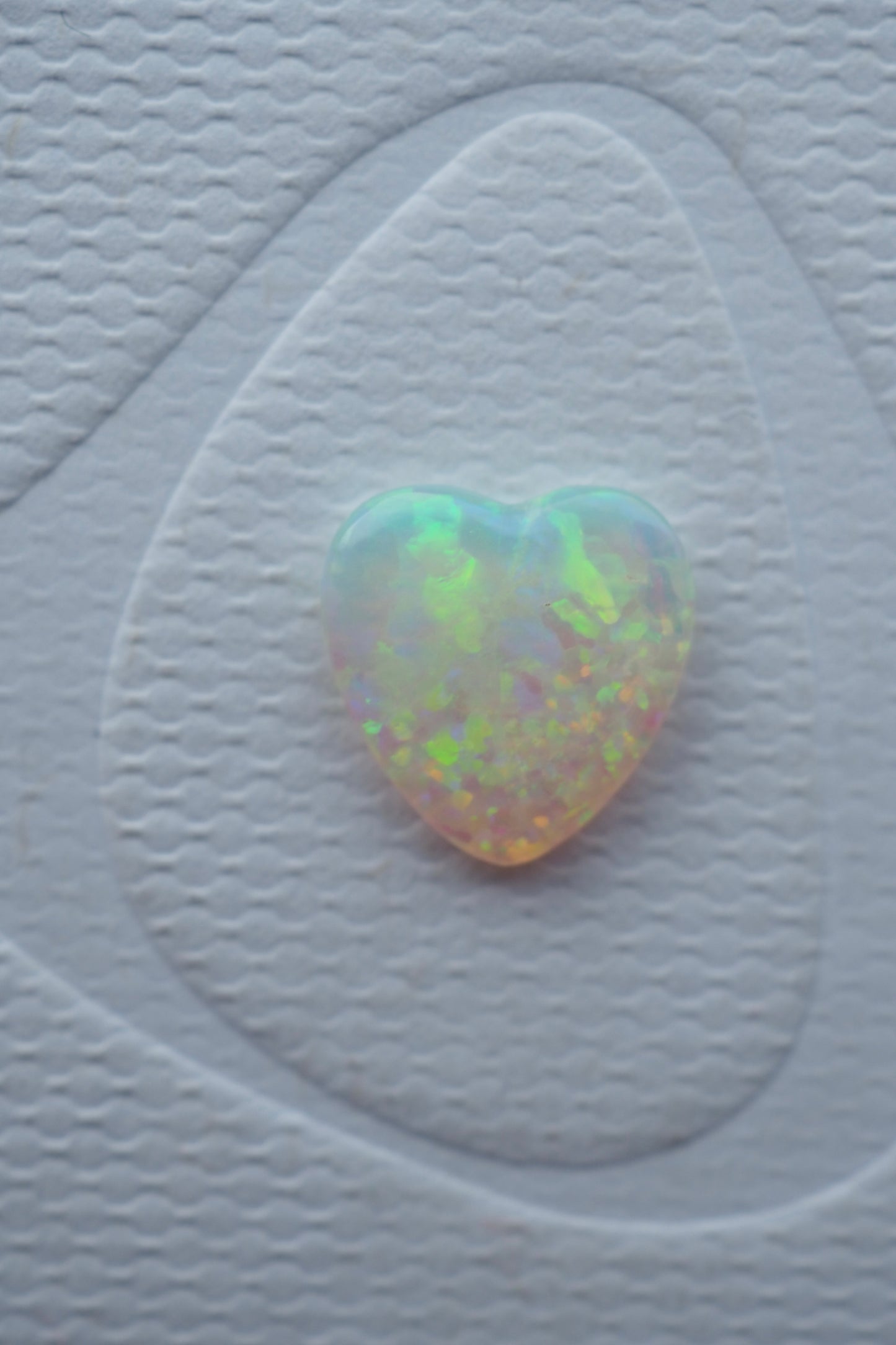 Love Heart Crystal Opal