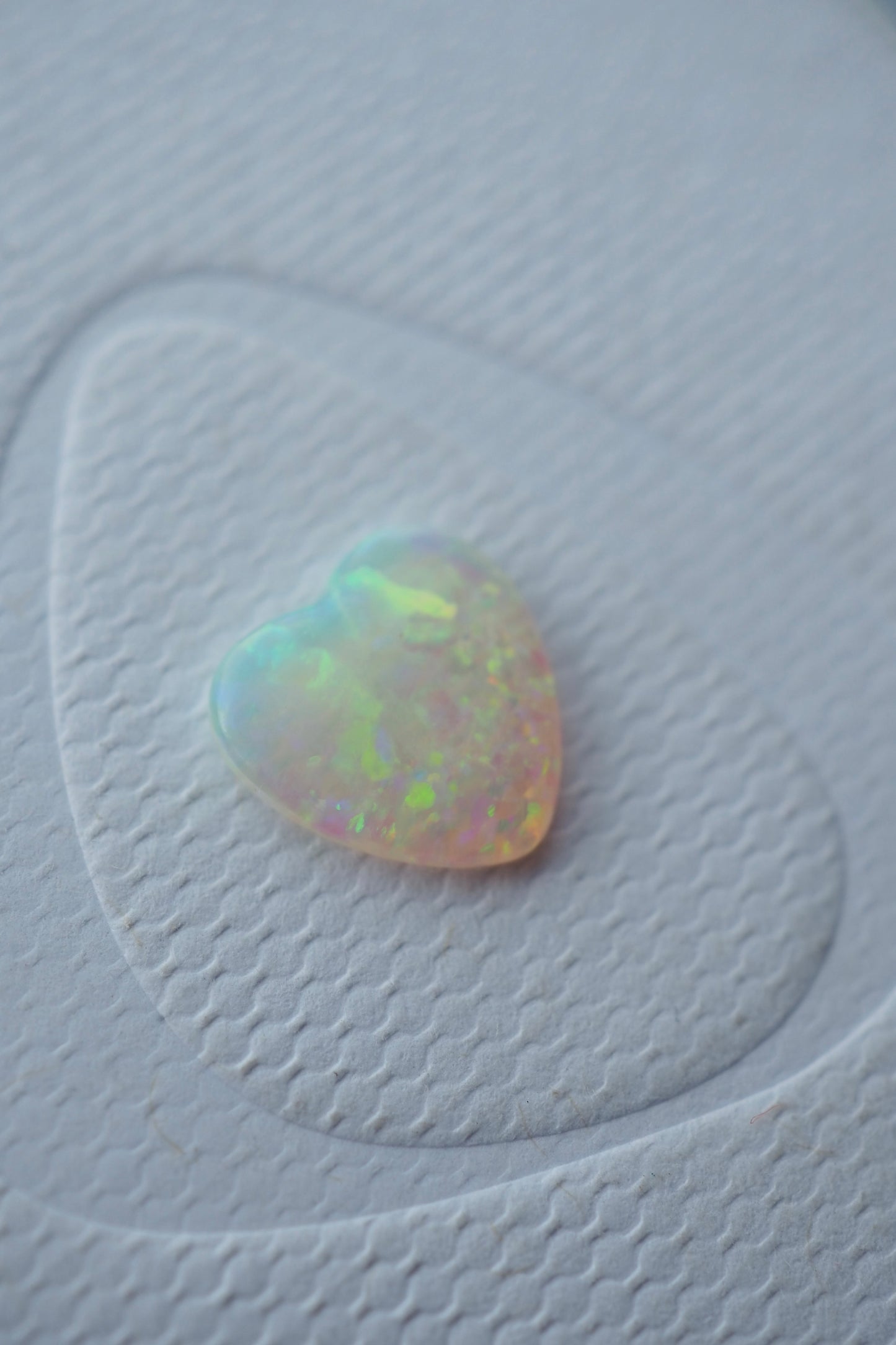 Love Heart Crystal Opal