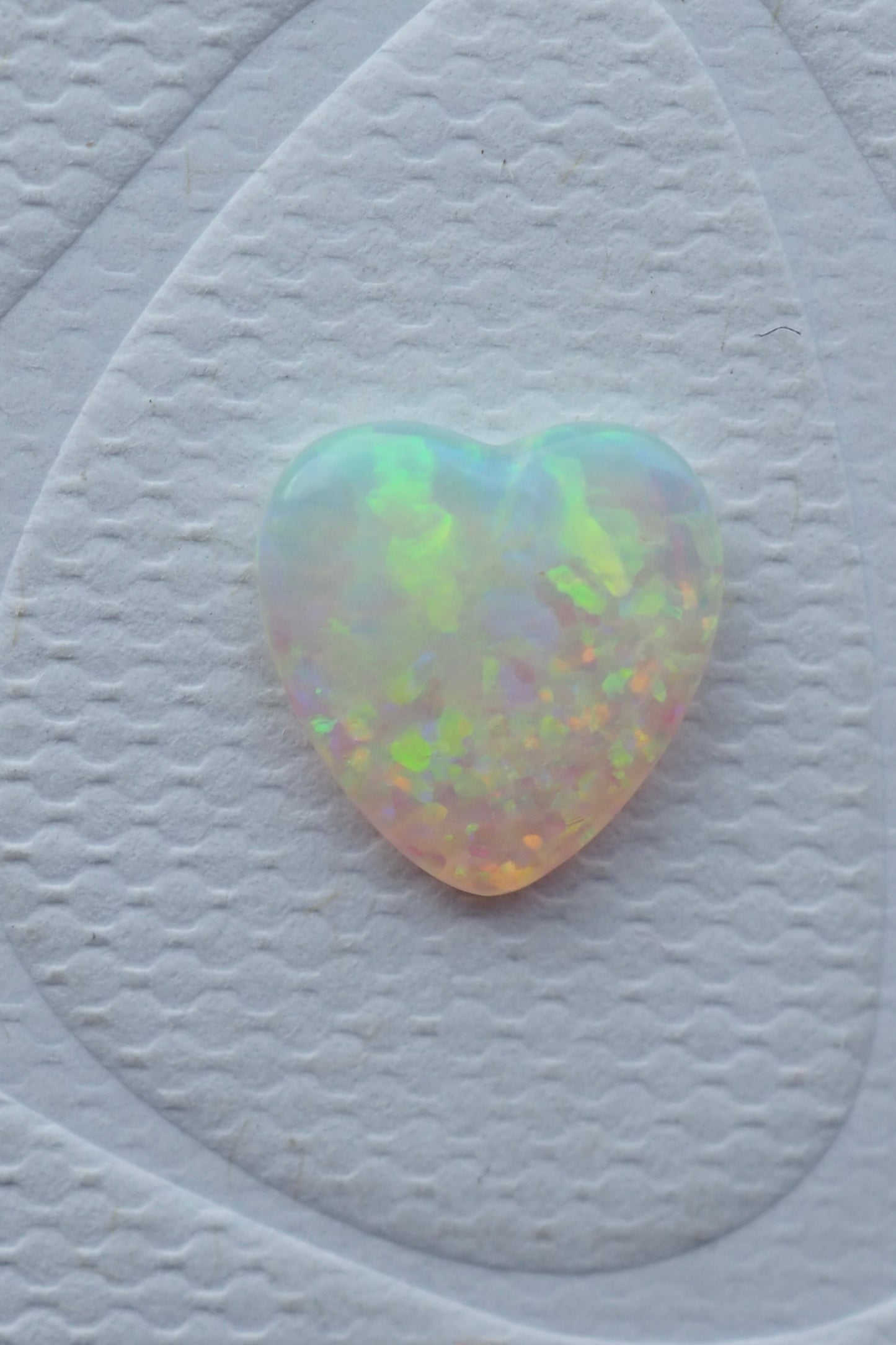 Love Heart Crystal Opal