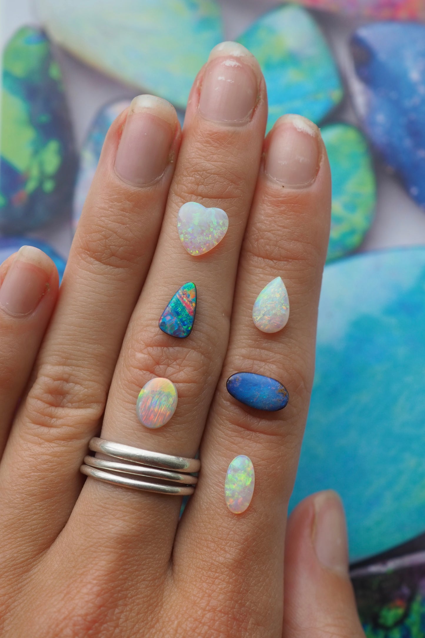 Vibrant Doublet Opal
