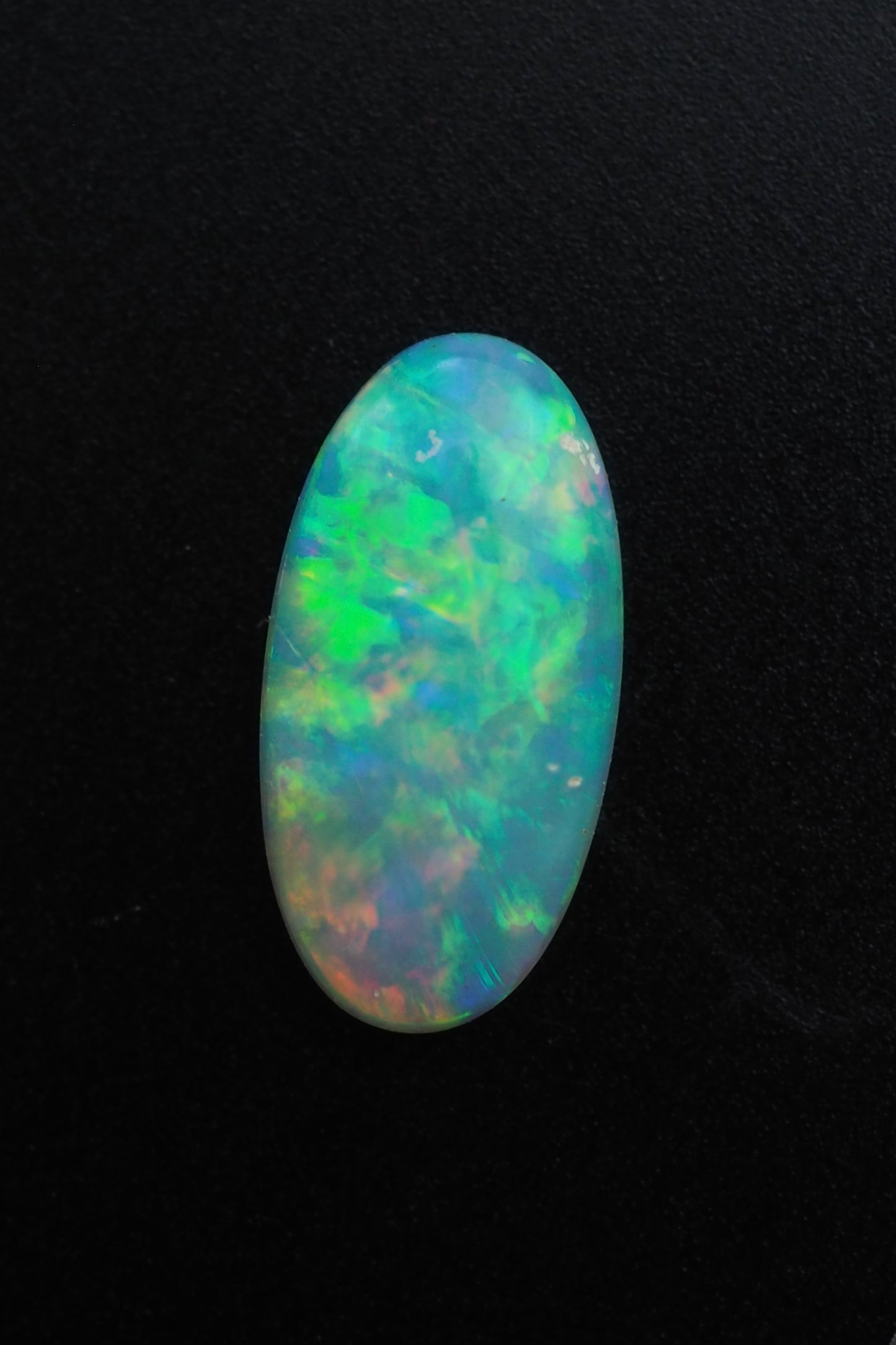 Oval Crystal Opal