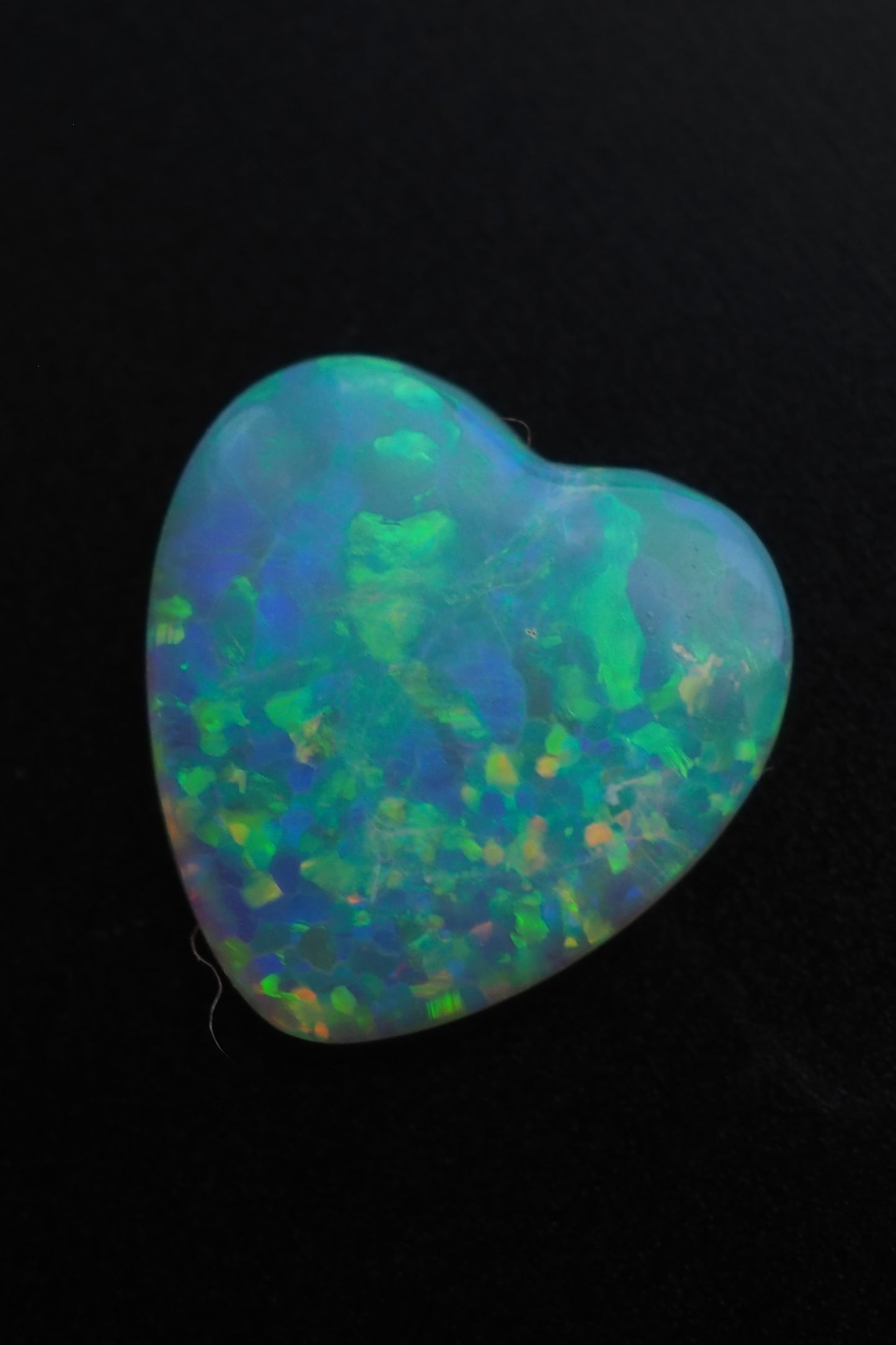 Love Heart Crystal Opal