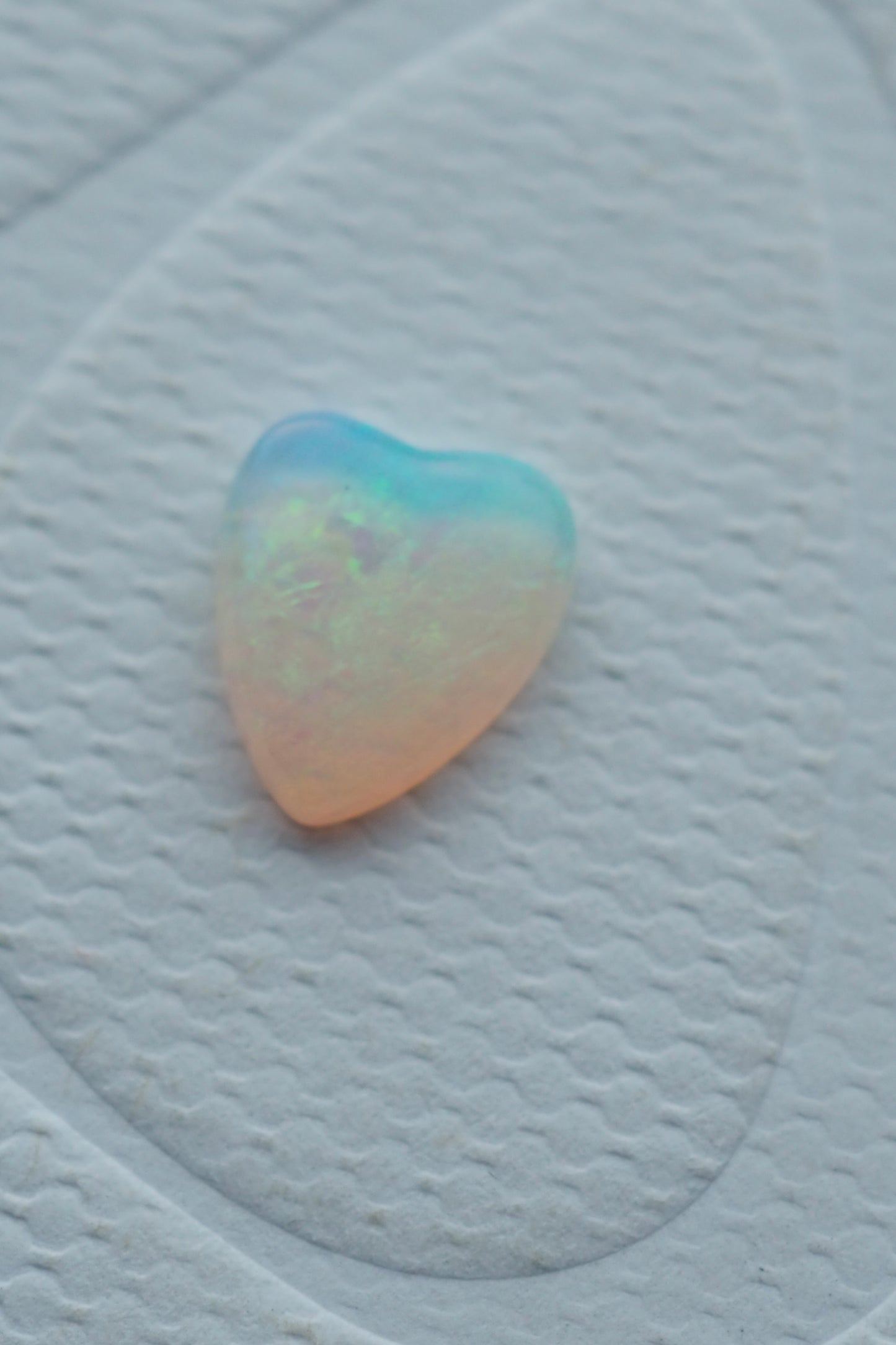 Small Heart Crystal Opal