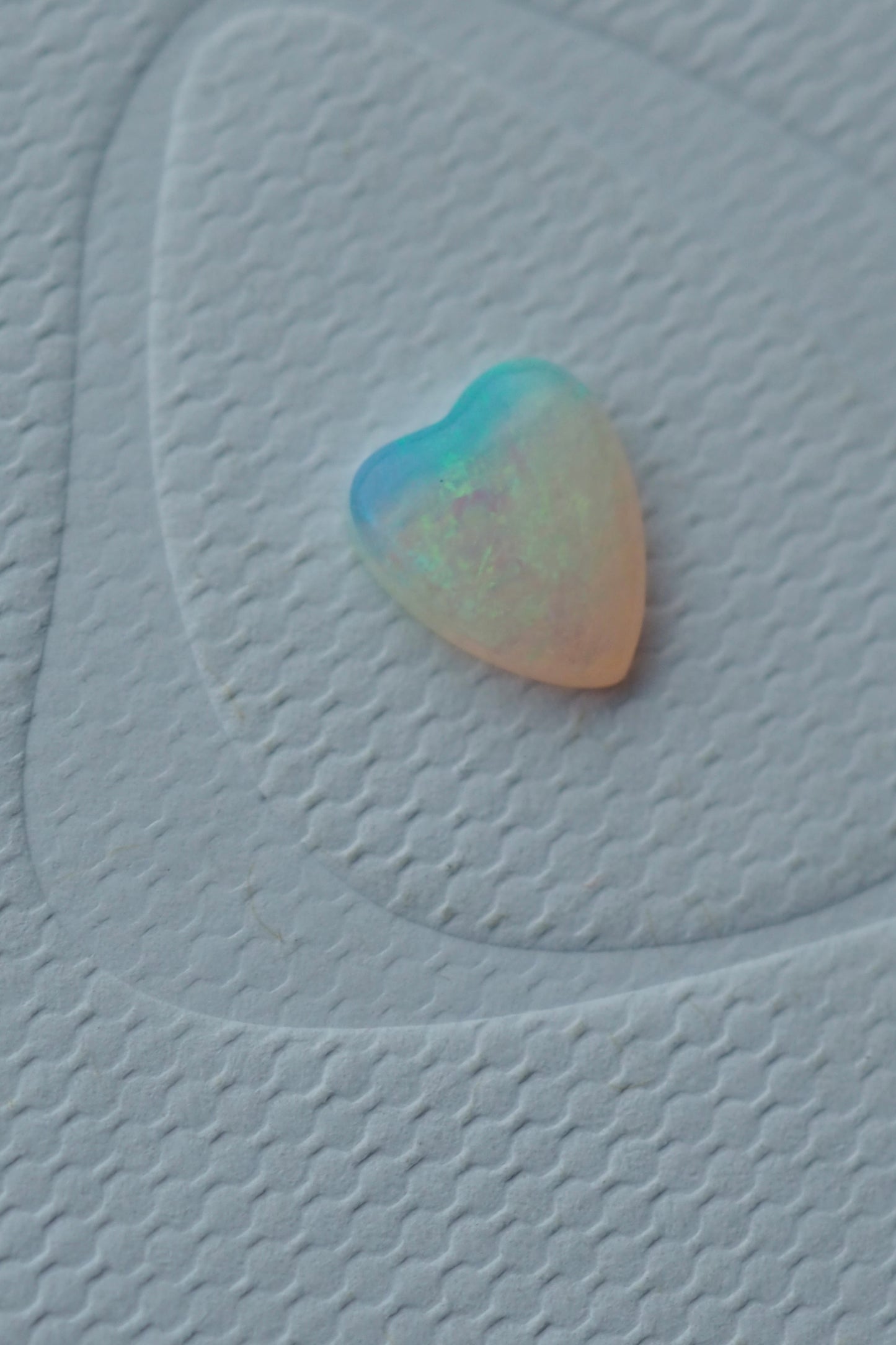 Small Heart Crystal Opal