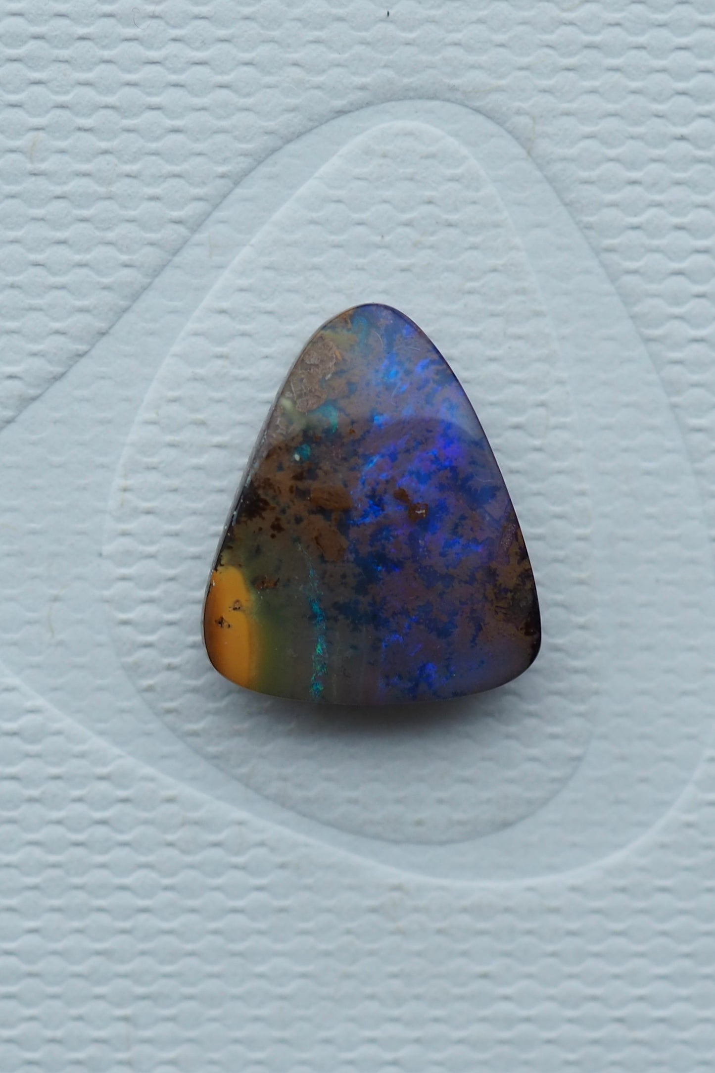Blue Purple Boulder Opal