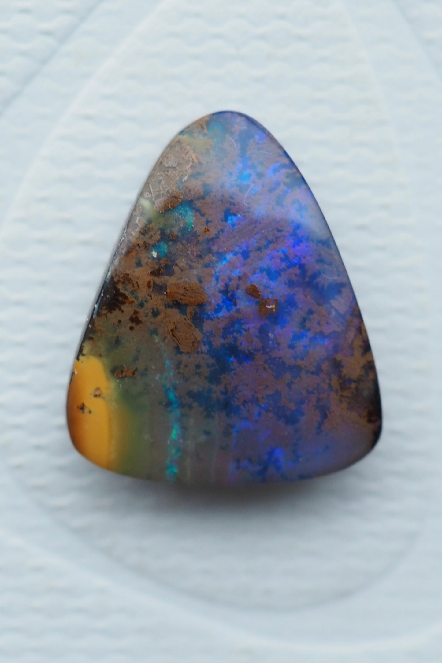 Blue Purple Boulder Opal