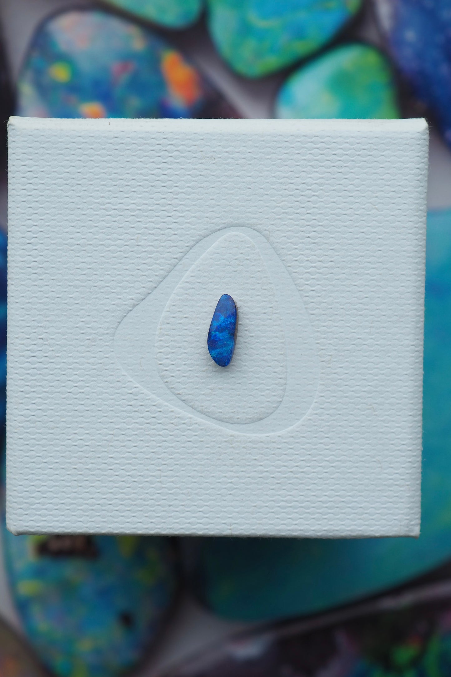 Small Vibrant Blue Boulder Opal