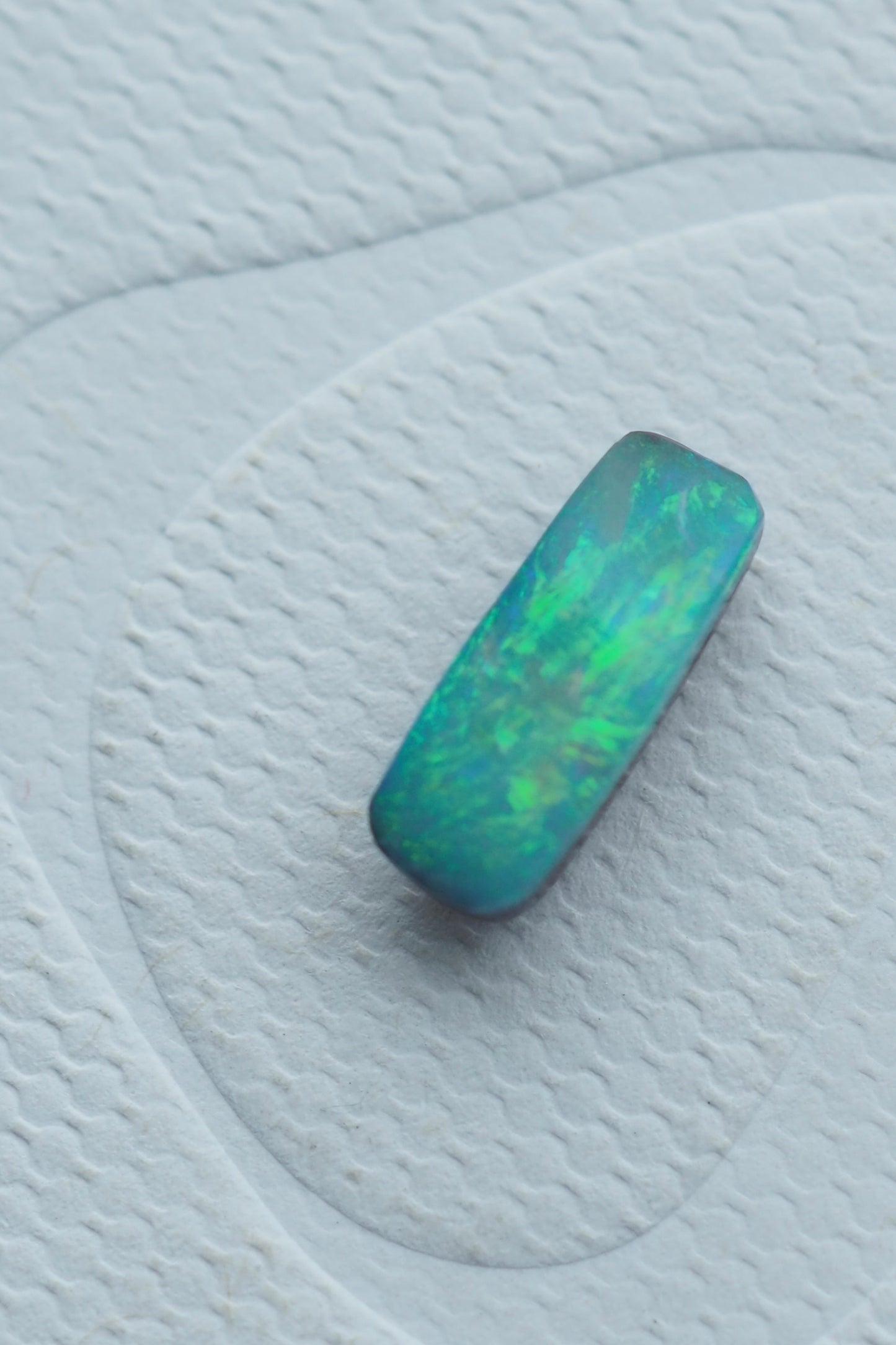 Turquoise Rectangular Opal