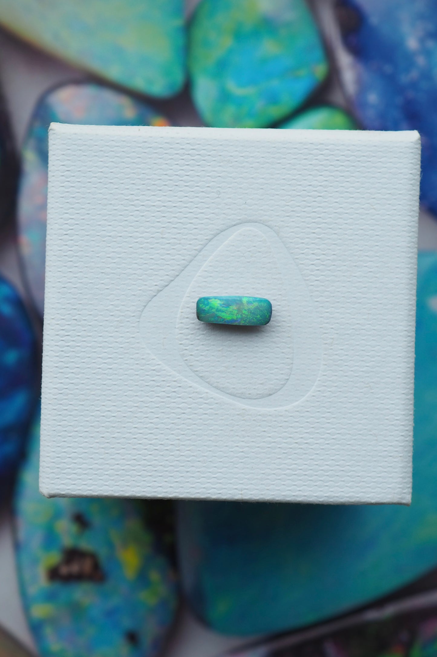 Turquoise Rectangular Opal