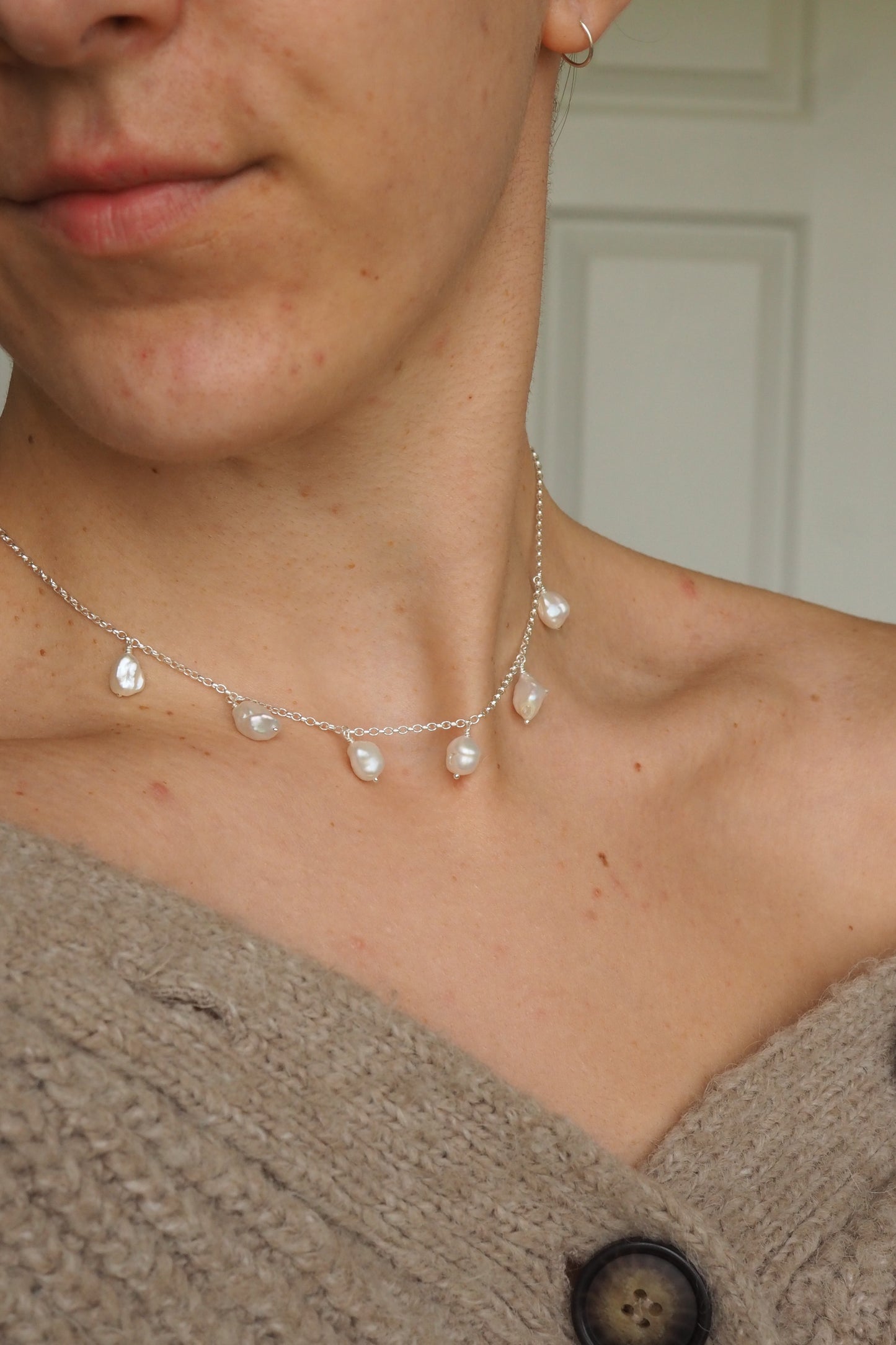 no. 4 - Medium Freshwater Pearl Necklace