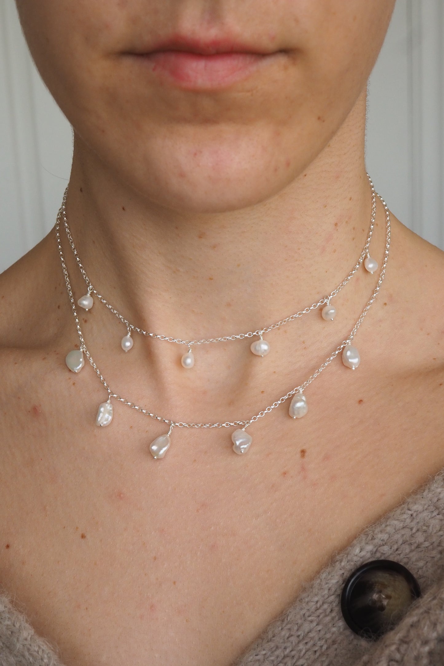 no. 5 - Medium Freshwater Pearl Necklace