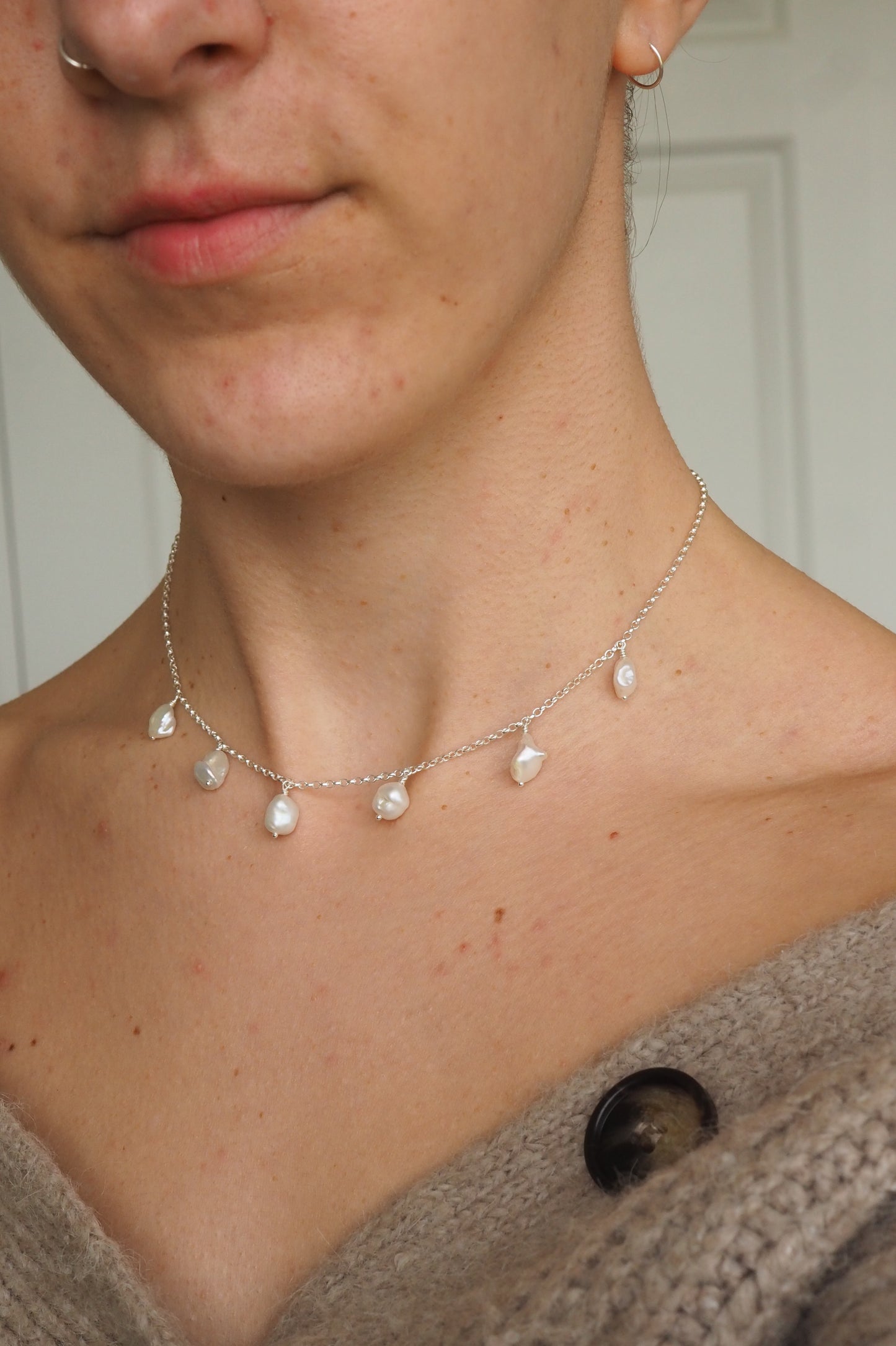 no. 4 - Medium Freshwater Pearl Necklace