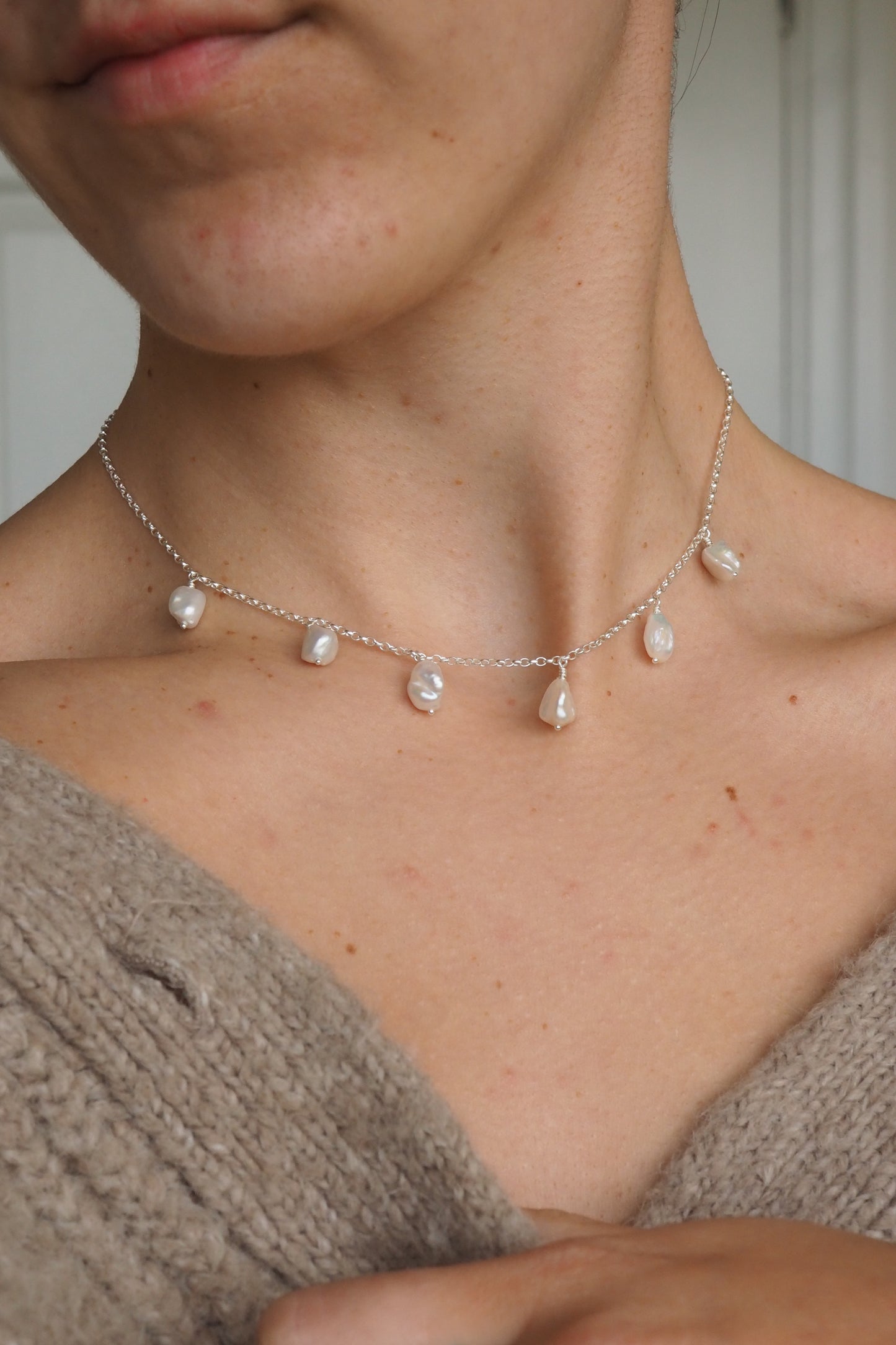 no. 5 - Medium Freshwater Pearl Necklace