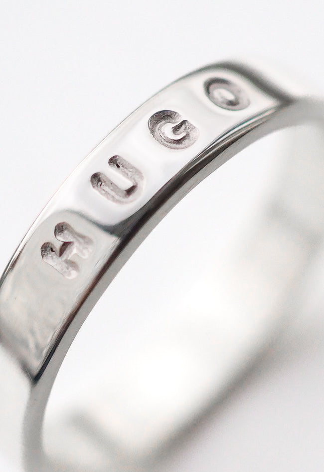 Personalised Name Sterling Silver Ring