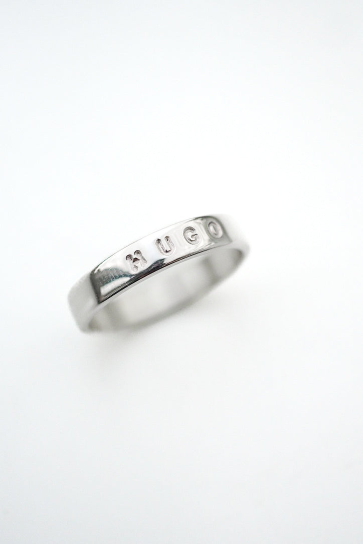 Personalised Name Sterling Silver Ring