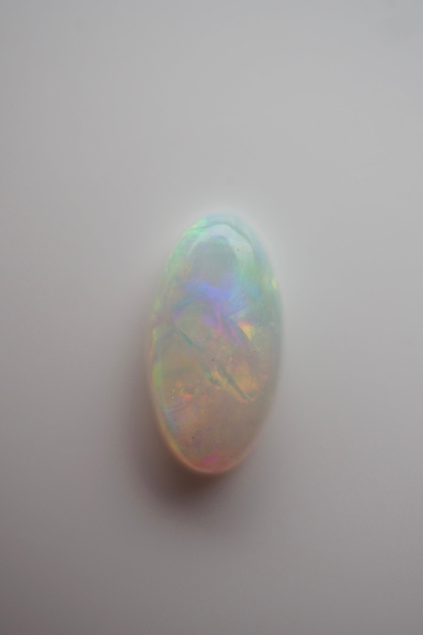 Pastel Oval Crystal Opal