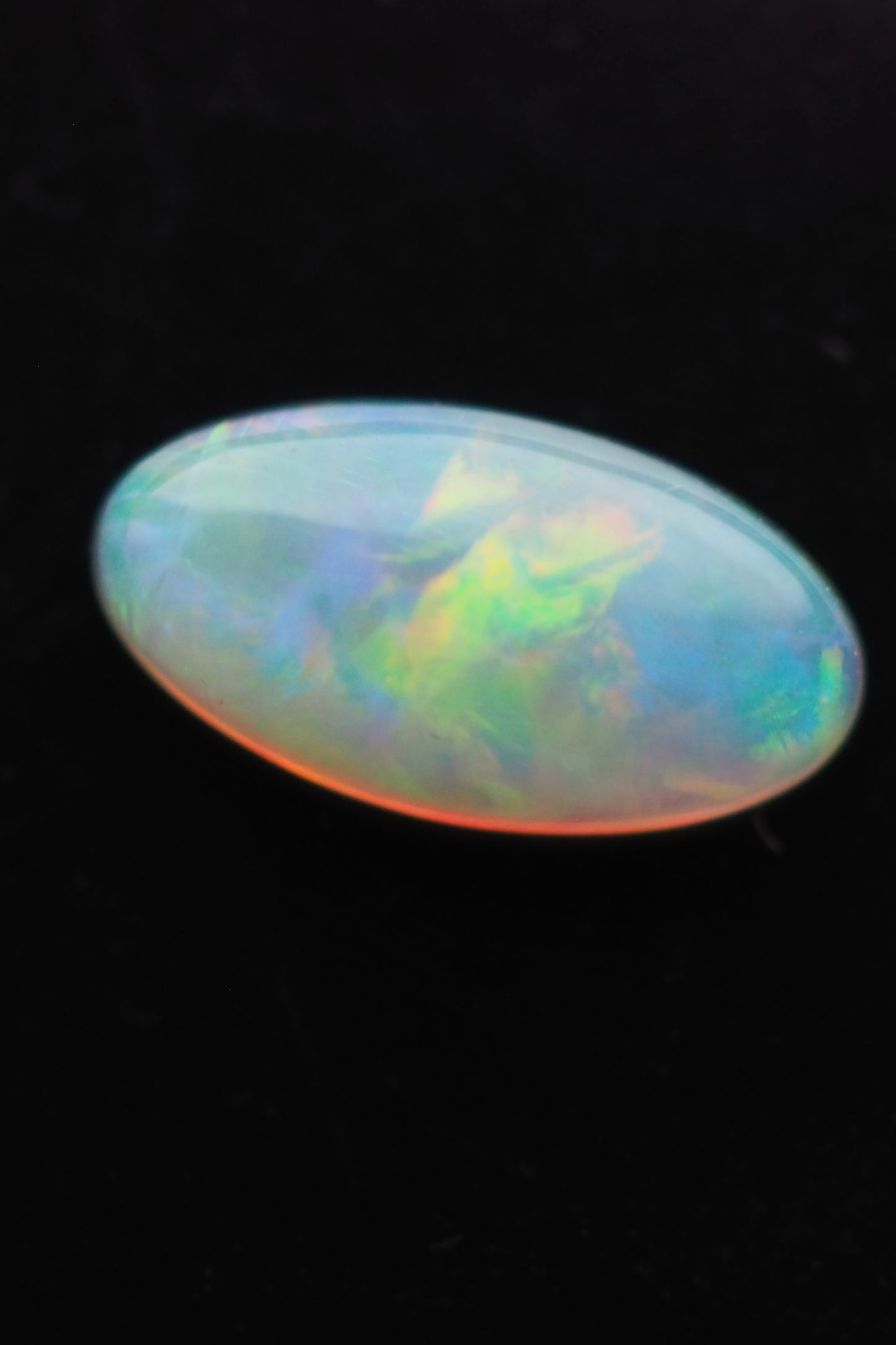 Pastel Oval Crystal Opal