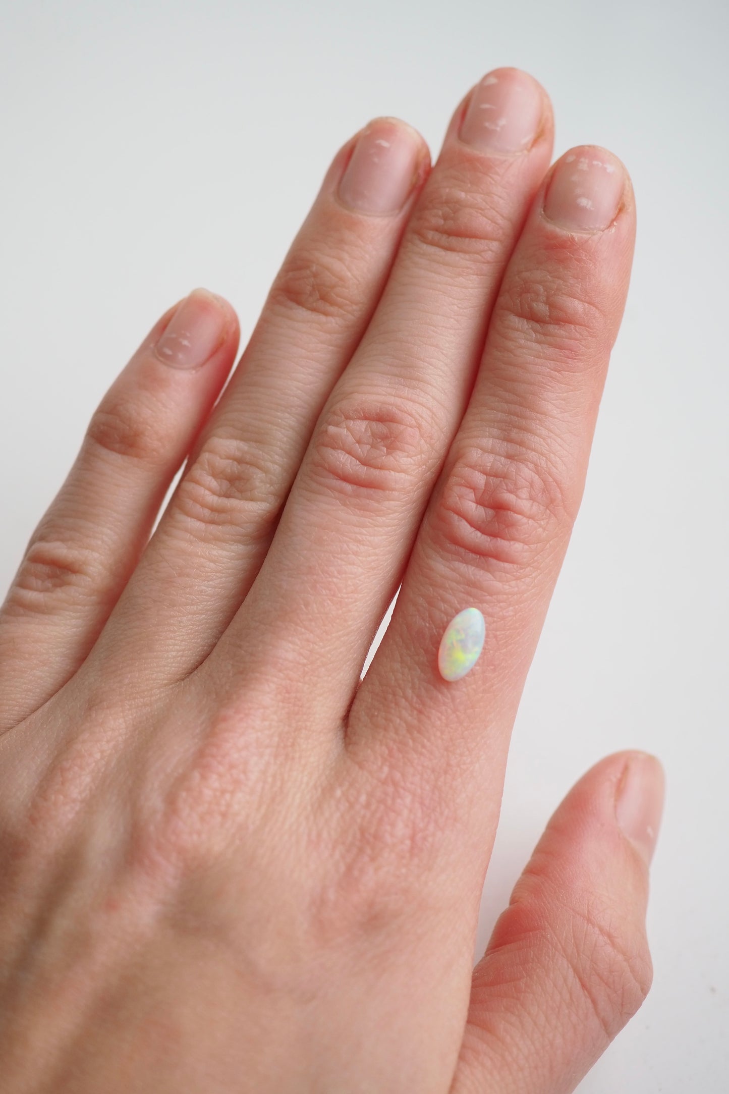 Pastel Oval Crystal Opal