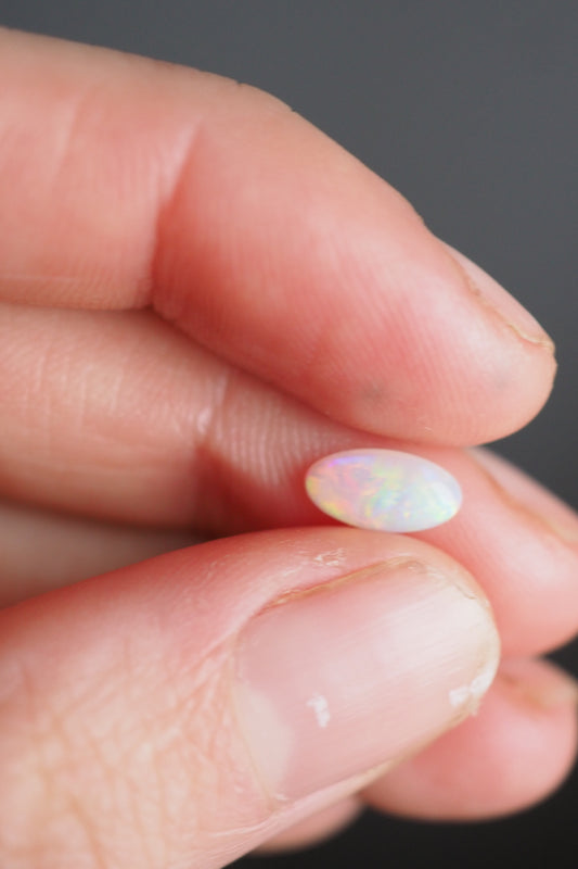 Pastel Oval Crystal Opal