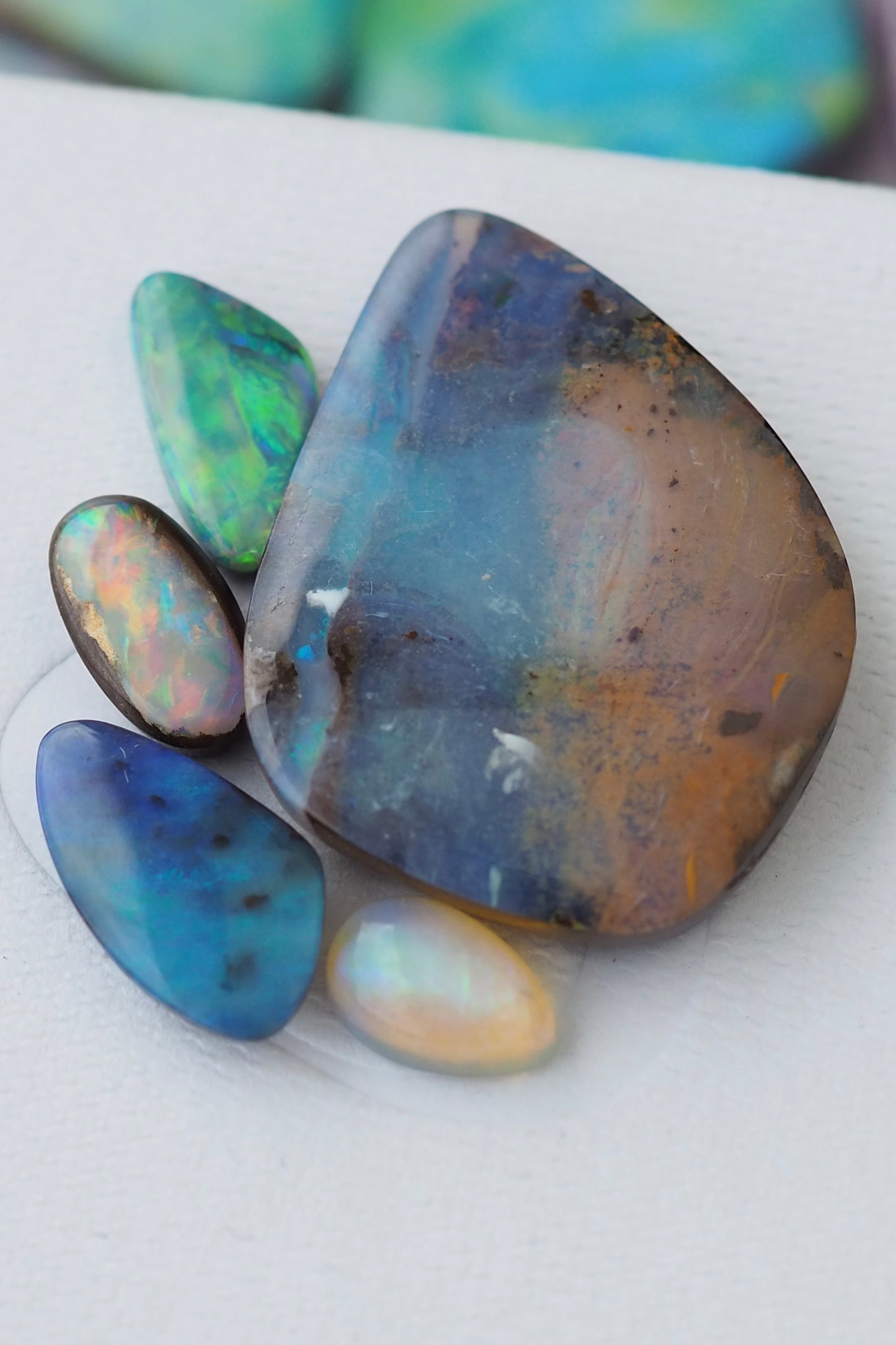 Magic Rainbow Filled Boulder Opal