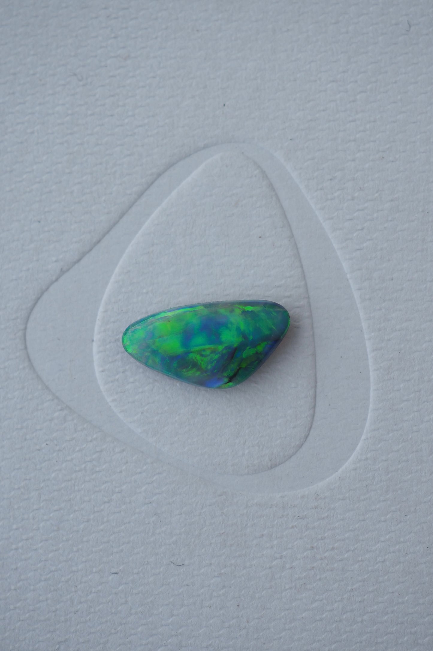 Vibrant Semi-Black Opal