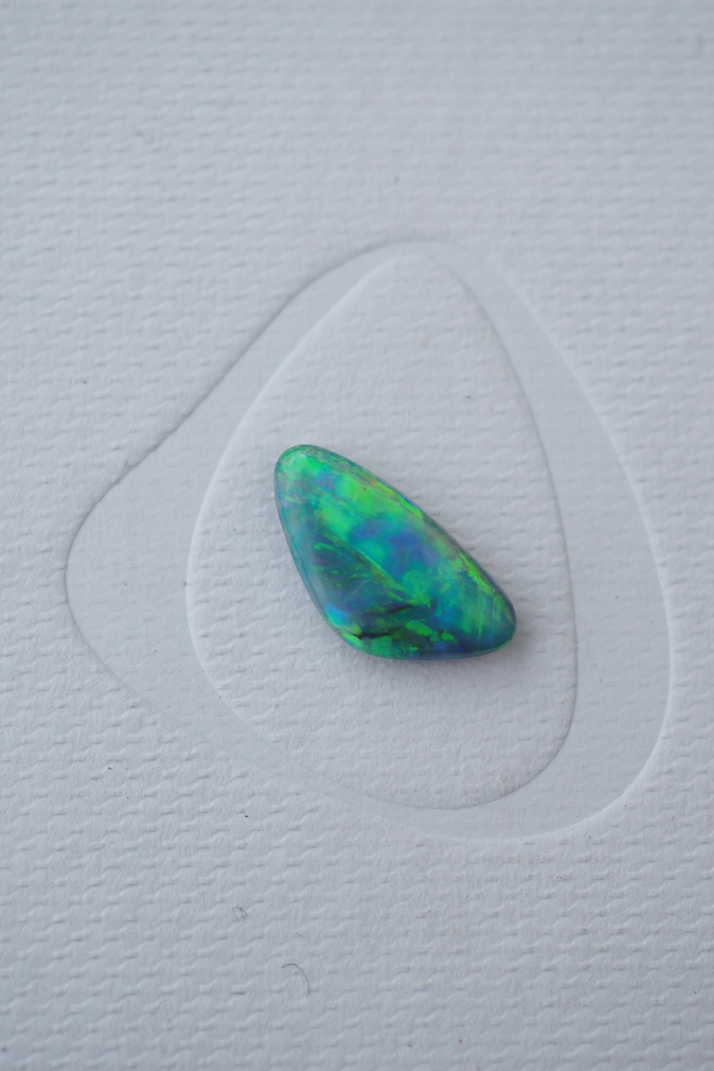 Vibrant Semi-Black Opal