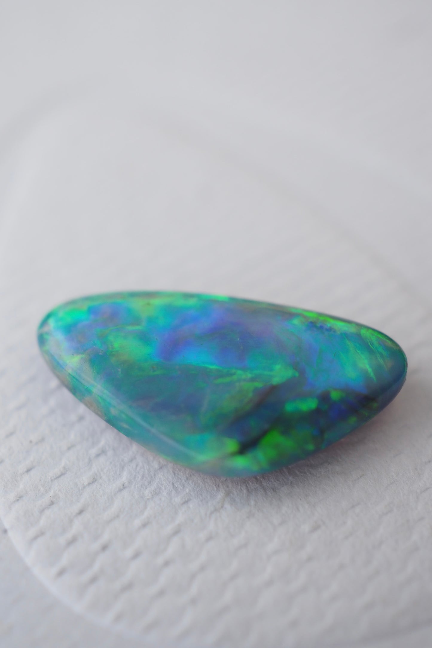 Vibrant Semi-Black Opal