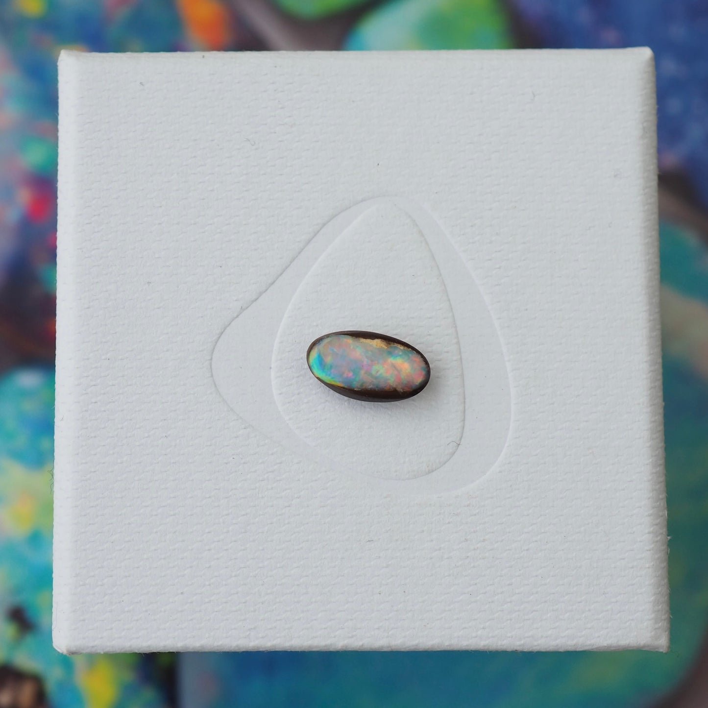 Magic Rainbow Filled Boulder Opal