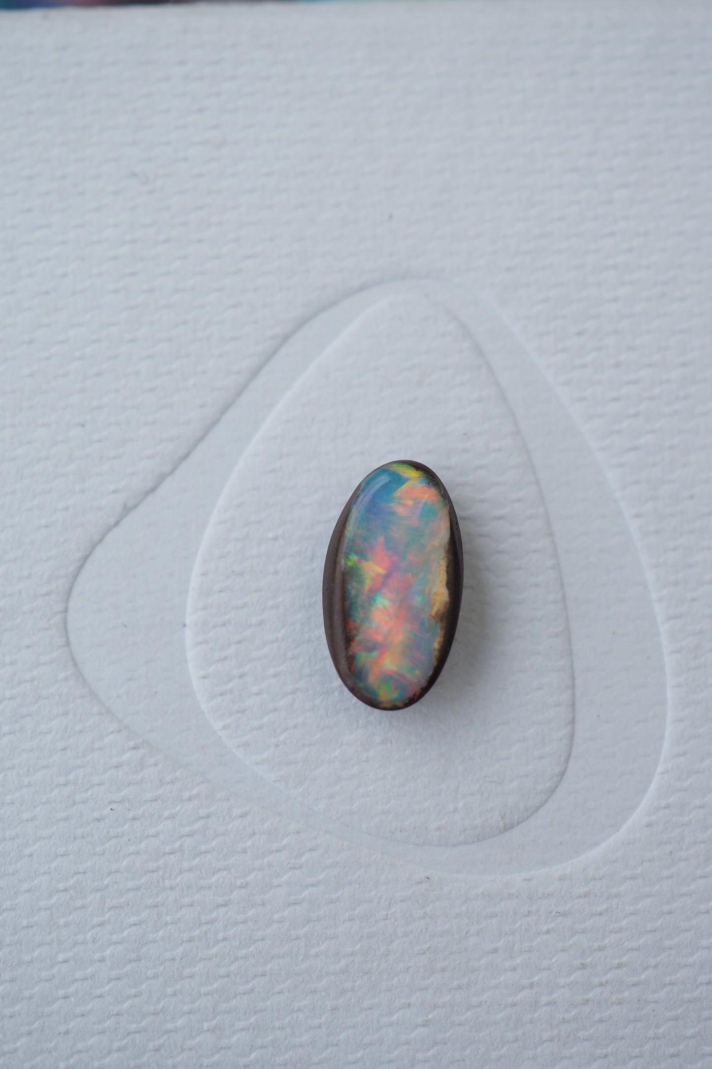 Magic Rainbow Filled Boulder Opal