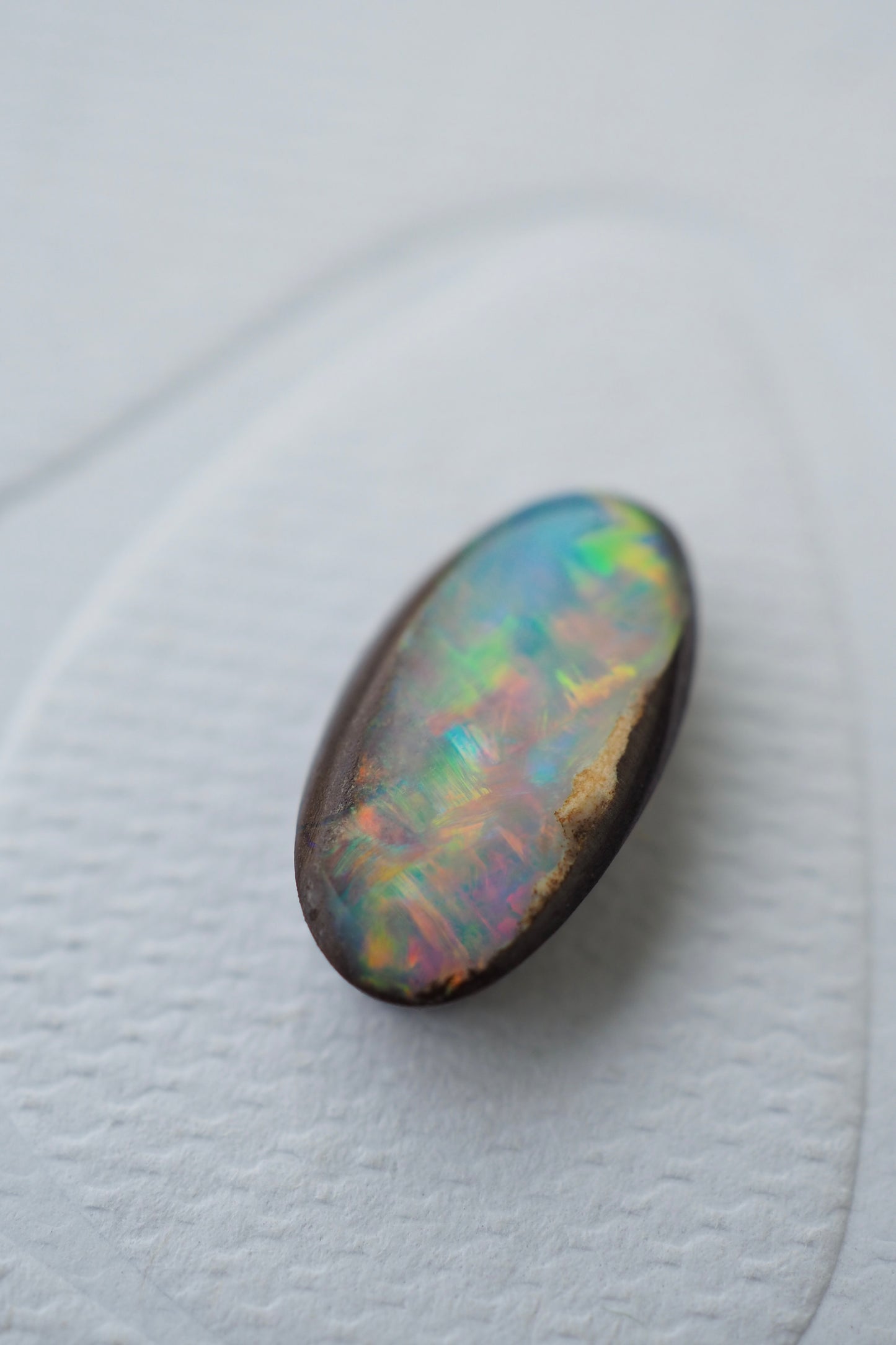 Magic Rainbow Filled Boulder Opal