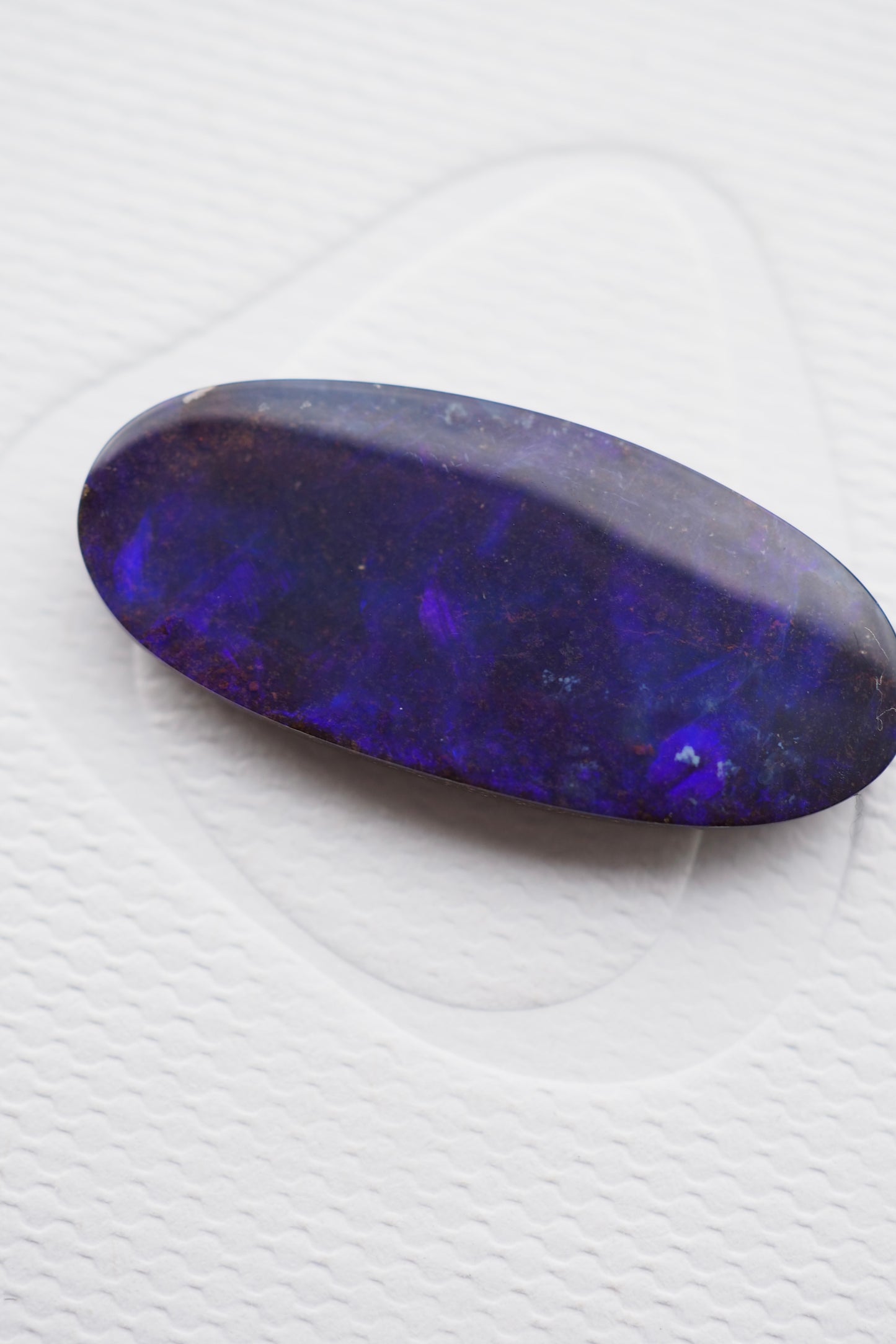 Epic Deep Purple Boulder Opal