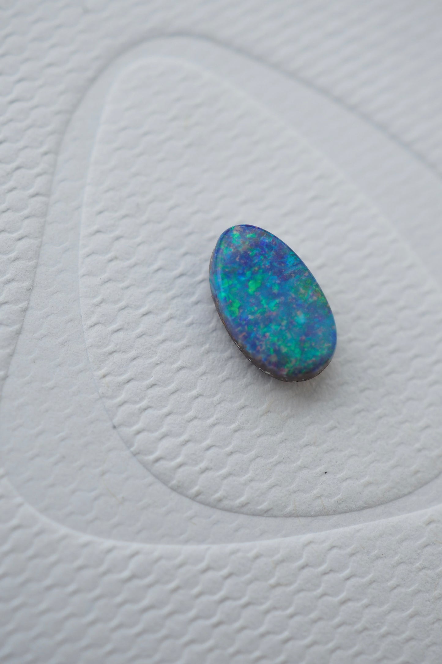 Sparkly Turquoise Boulder Opal