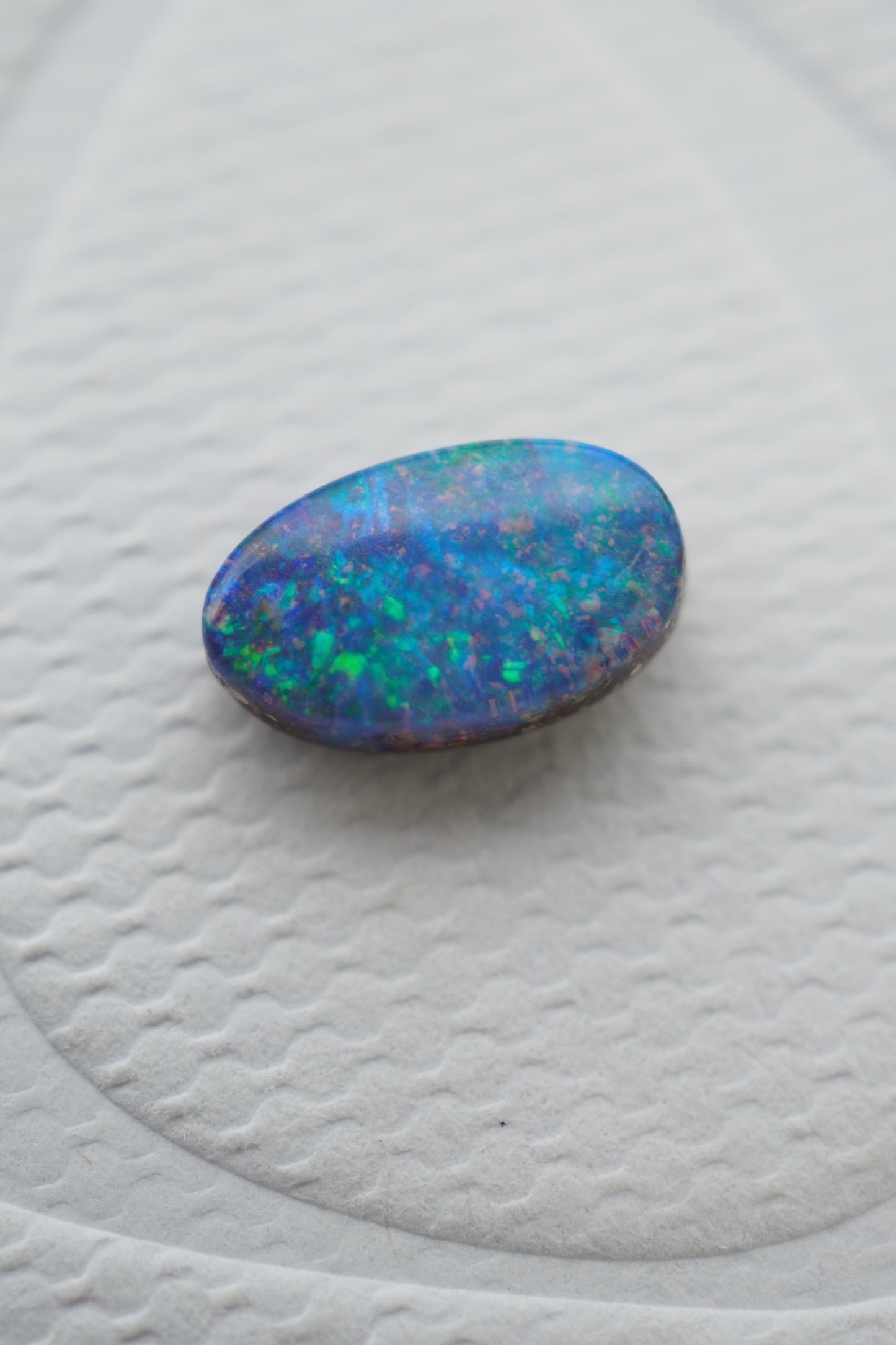 Sparkly Turquoise Boulder Opal