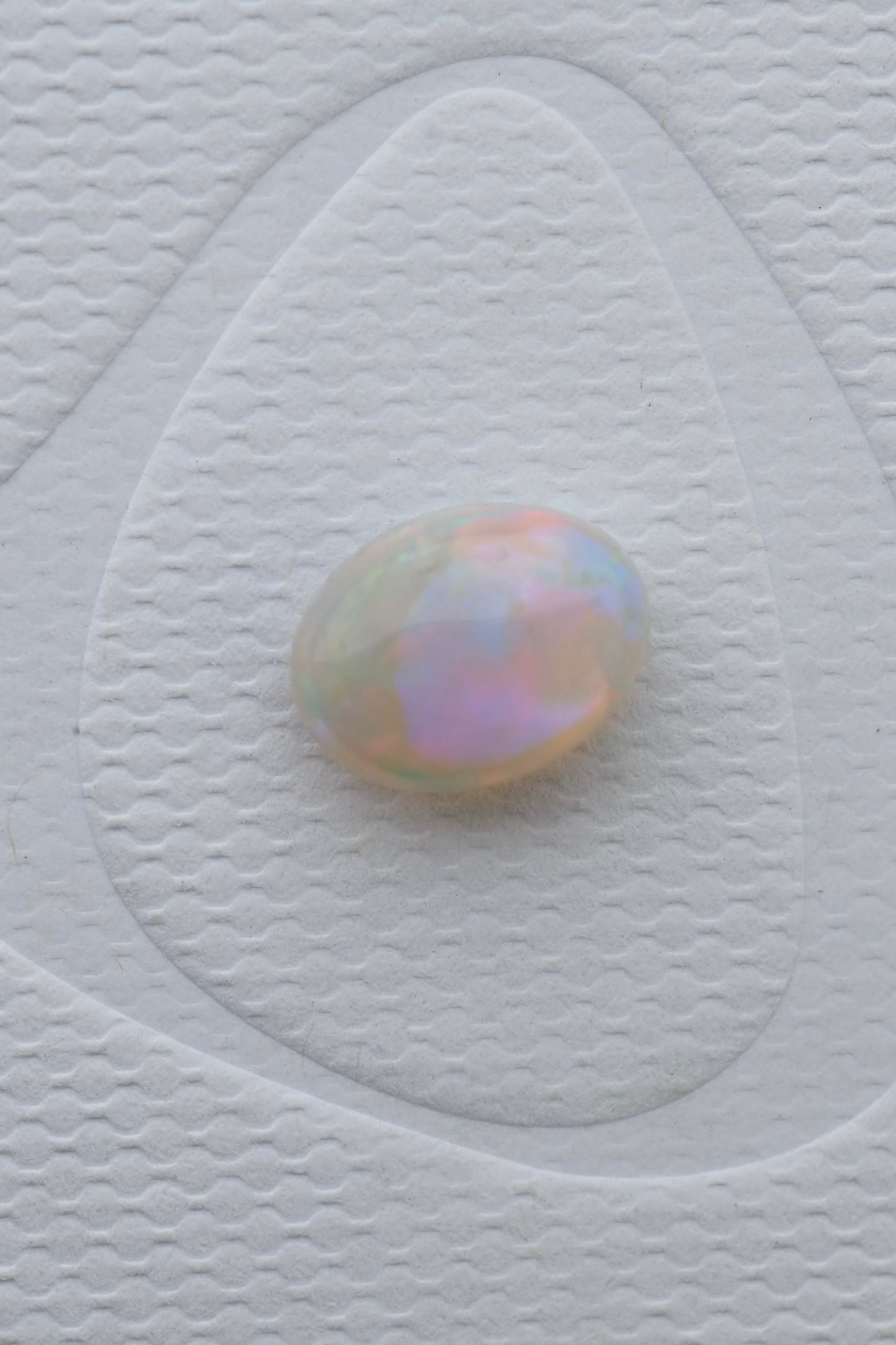 GOLD ONLY - Pastel Pink and Purple Crystal Opal