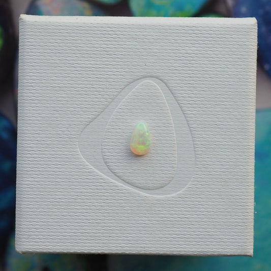 Tiny Teardrop Crystal Opal