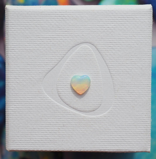 Love Heart Crystal Opal