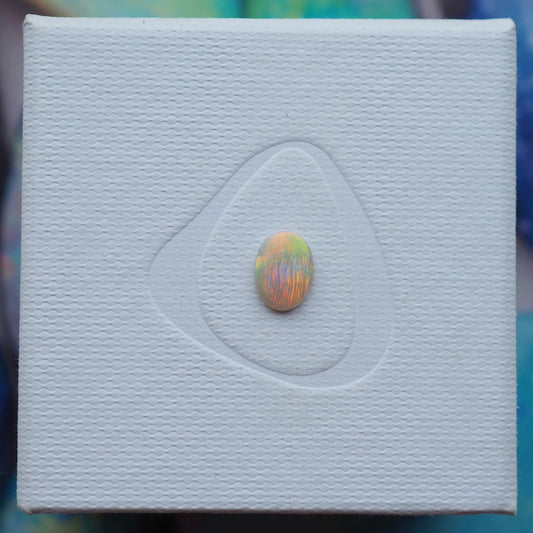 Magic Rainbow Striped Crystal Opal