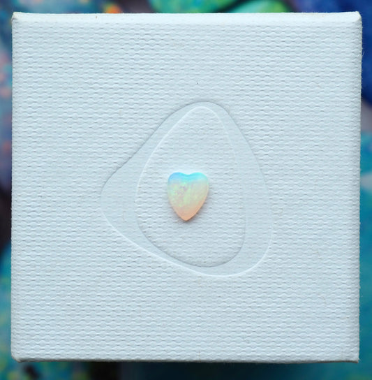 Small Heart Crystal Opal