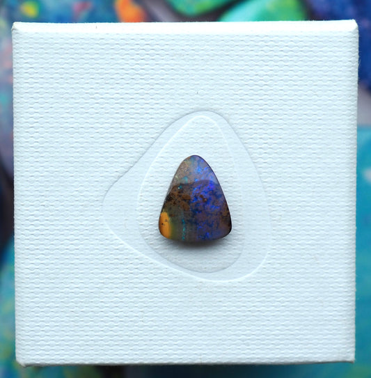 Blue Purple Boulder Opal